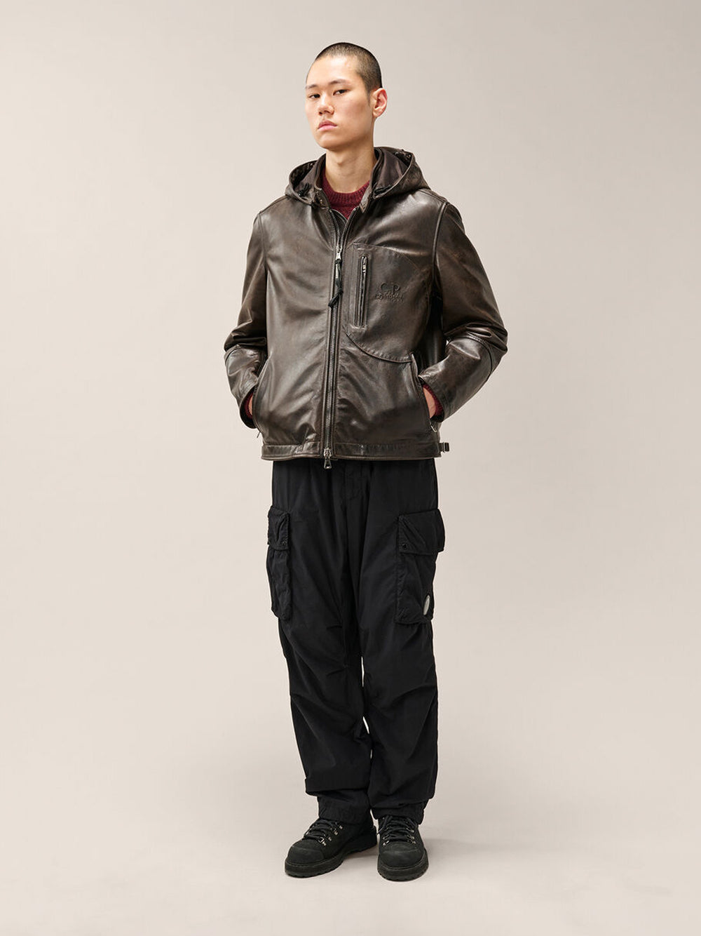 Giacca "Goggle" In Pelle Women C.P. COMPANY
