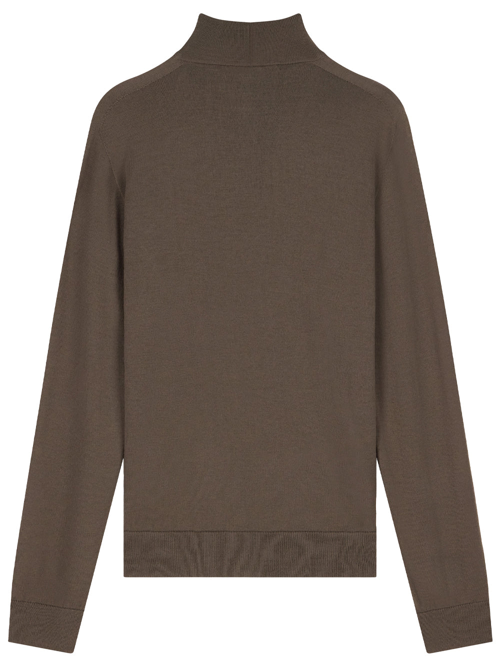 Giorgio Armani Men Slim-Fit Sweater In Plain Knit Virgin Wool GIORGIO ARMANI