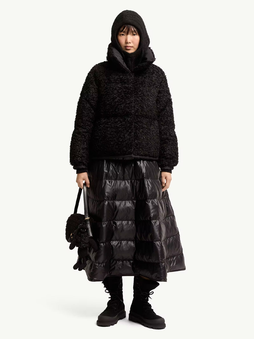 Moncler Women Gonna Midi Imbottita A Linea A MONCLER