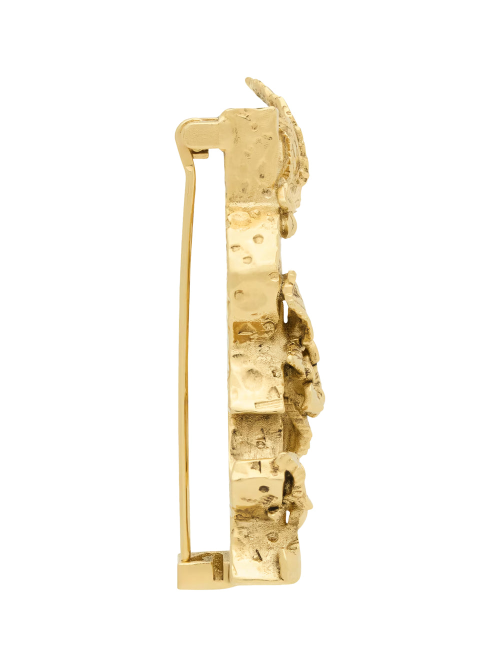 Saint Laurent Women Cassandre Hydrangea Brooch In Metal SAINT LAURENT