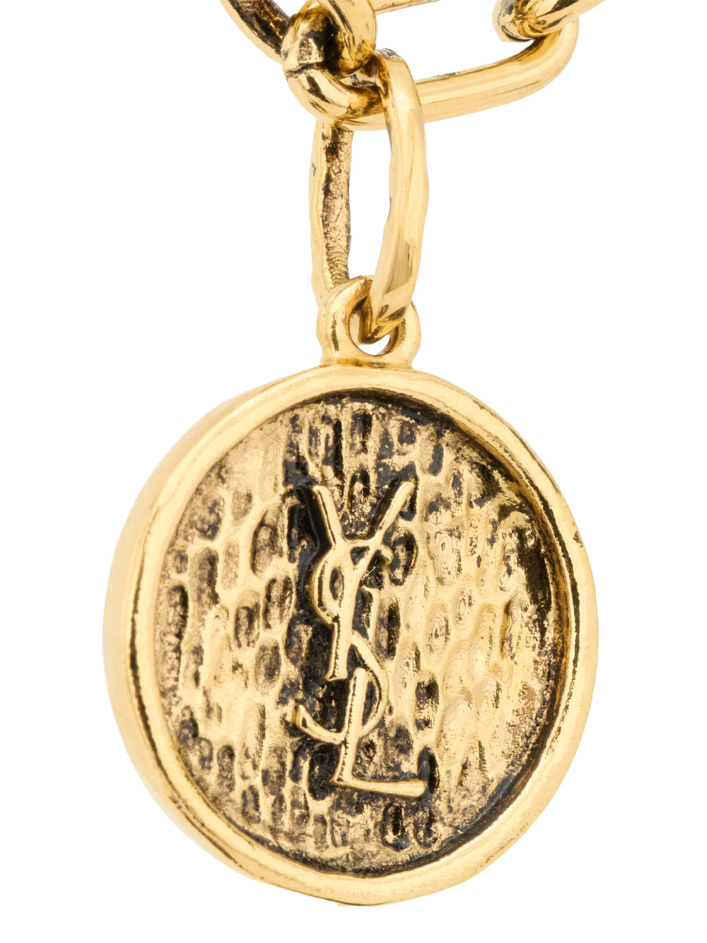 Saint Laurent Women Cassandre Medallion Bracelet In Metal