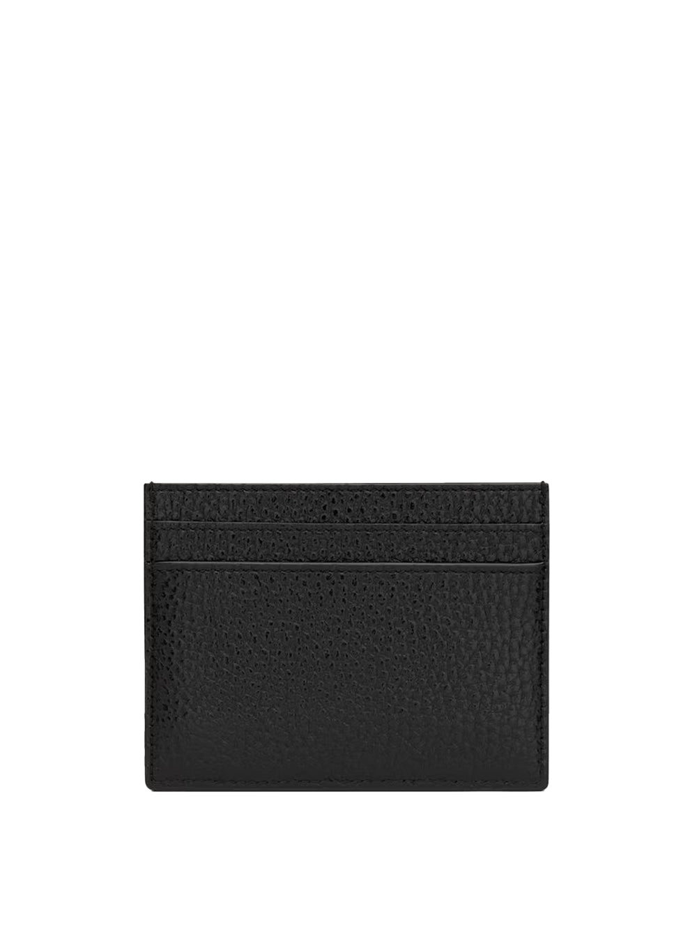 Saint Laurent Men Portacarte Tiny Cassandre In Pelle Martellata SAINT LAURENT