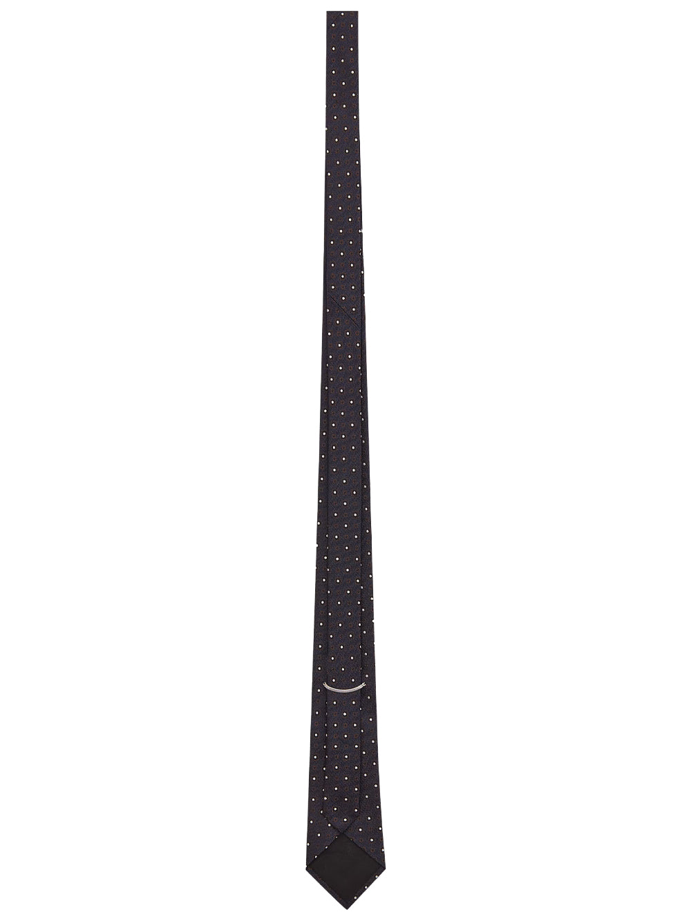Saint Laurent Men Tie In Silk Jacquard