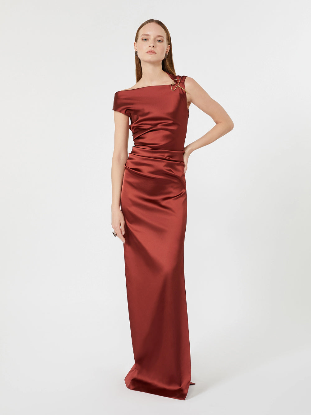 Abito Lungo In Raso Stretch Women MAX MARA