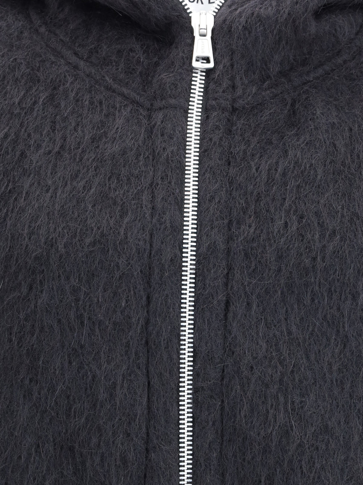 Our Legacy Men Zip Sweater Furry Effect Design OUR LEGACY