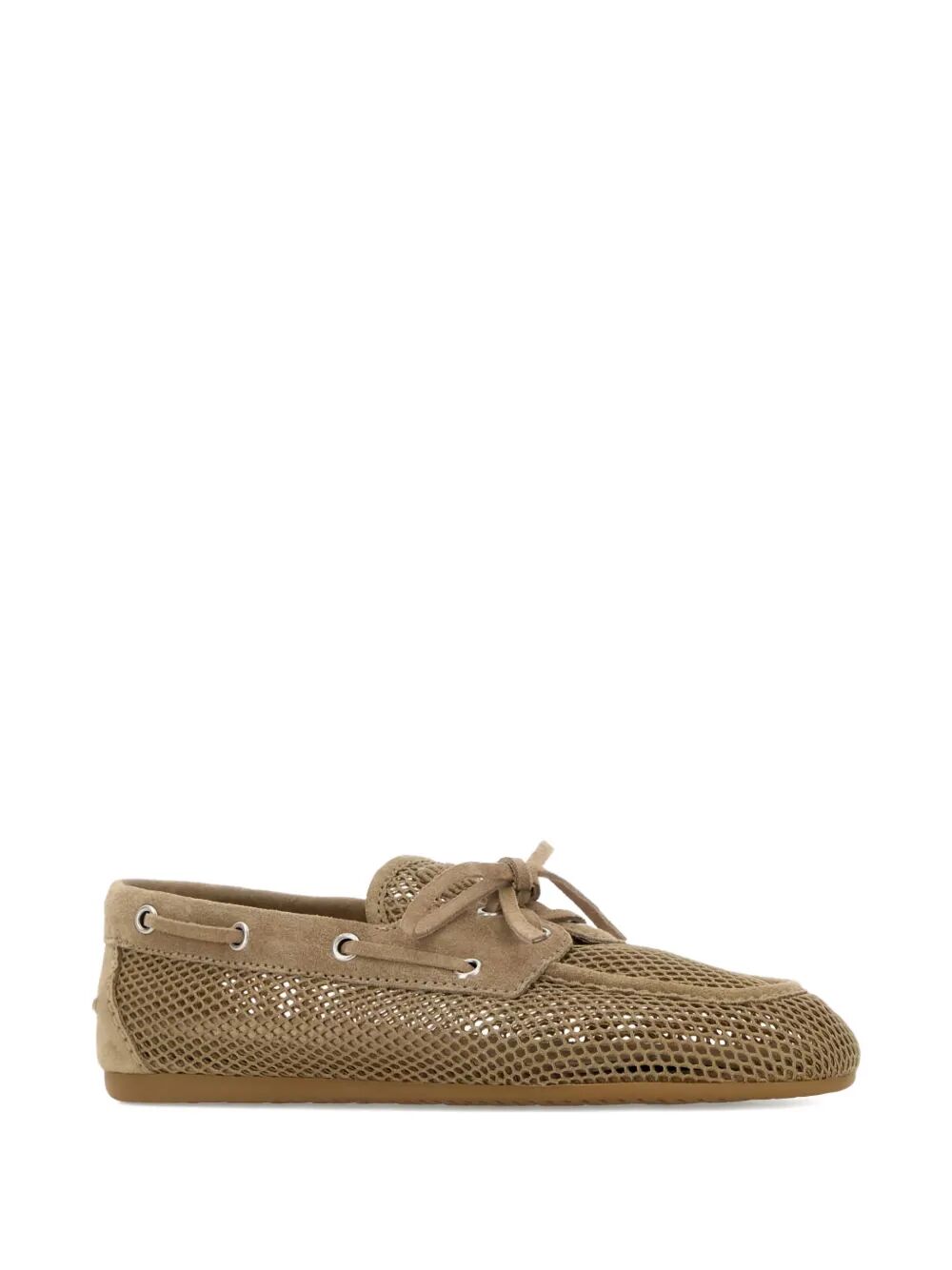 Miu Miu Women Perforated Suede Loafers MIU MIU