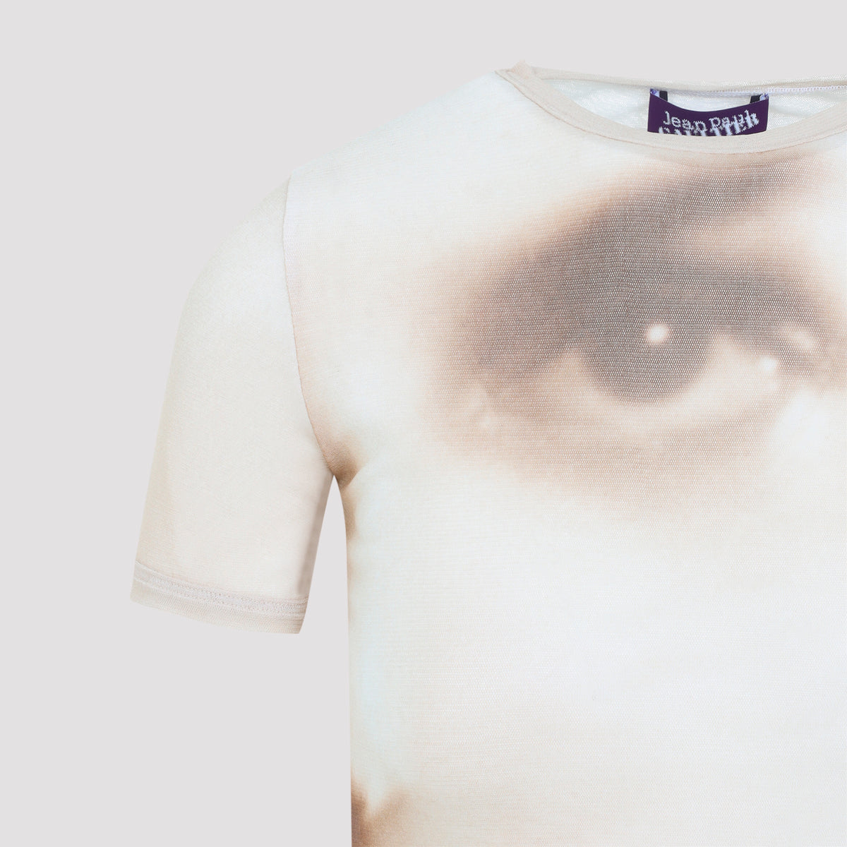 Jean Paul Gaultier Mesh Baby Printed Face T-Shirt Women JEAN PAUL GAULTIER
