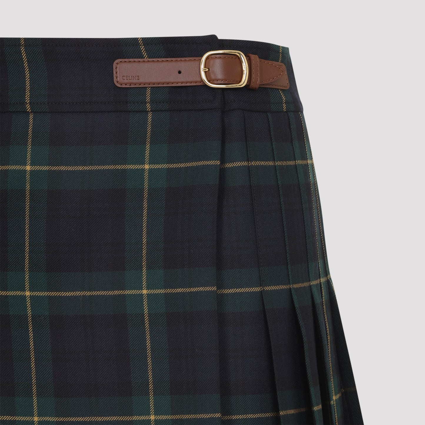 Celine Wool Mini Skirt Women CELINE