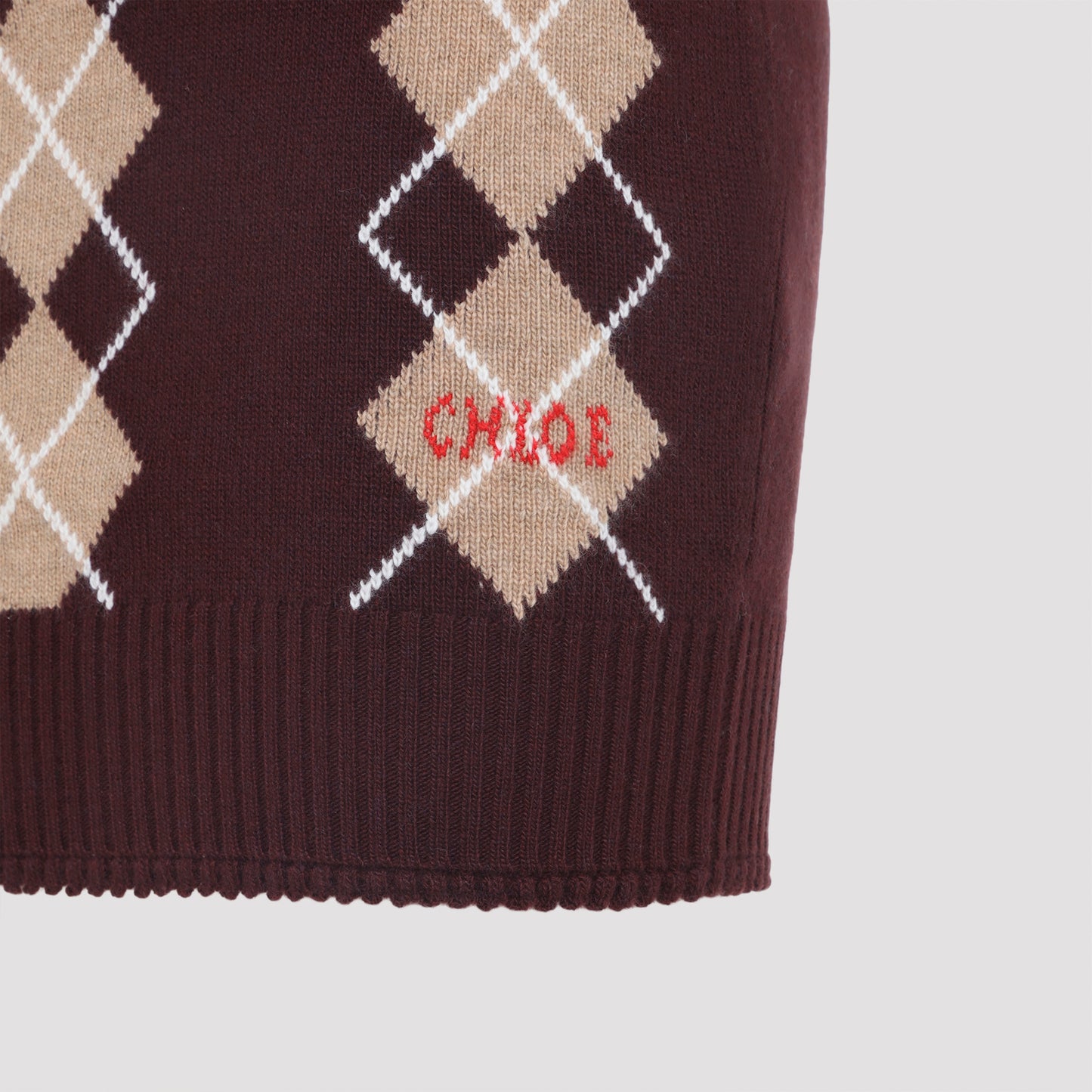 Chloe Wool Mini Skirt Women CHLOE