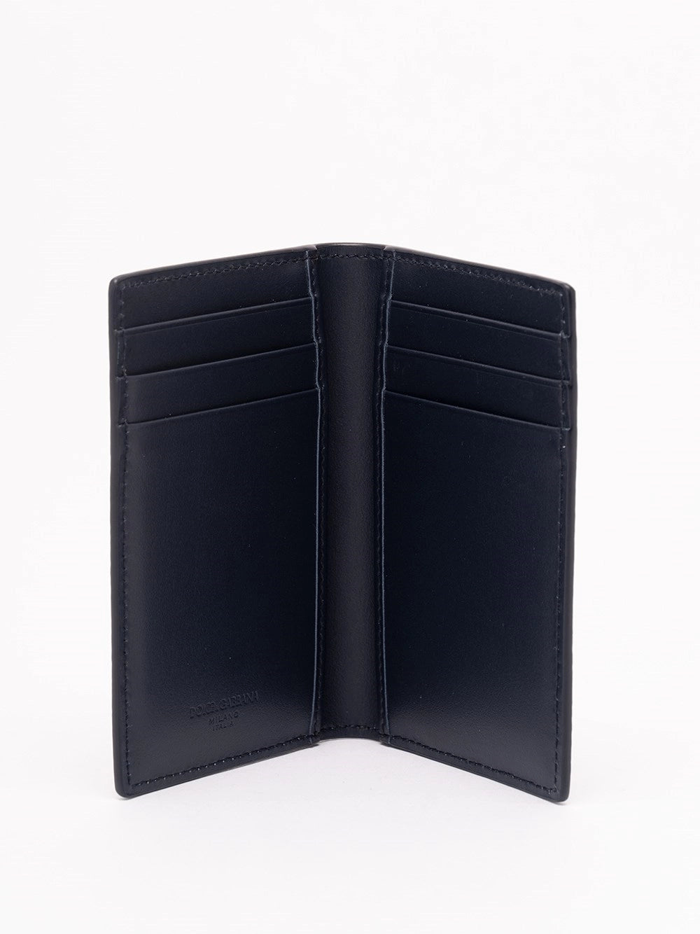 Dolce & Gabbana Men Card Holder In Calfskin With Logo