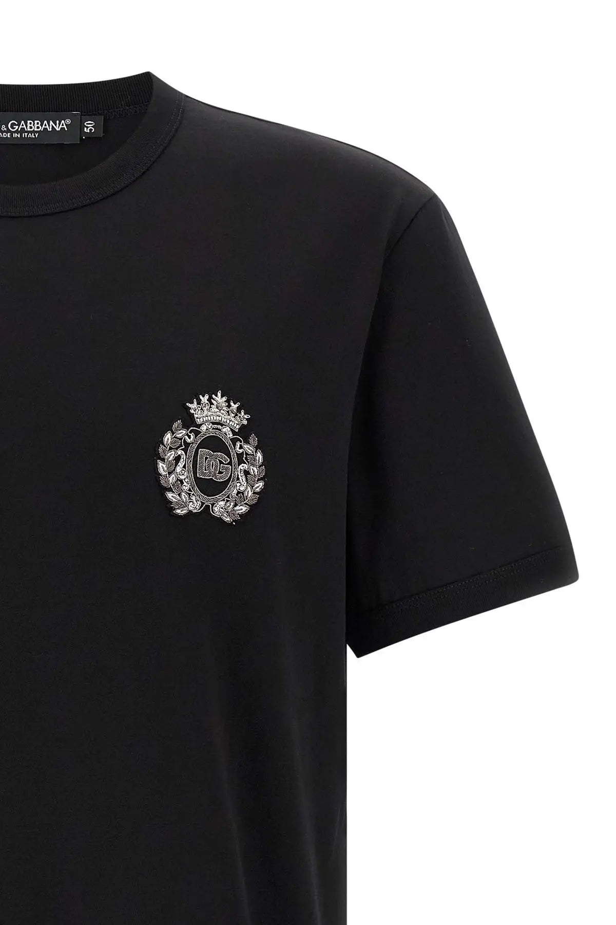 Dolce & Gabbana Men Heraldic Patch T-Shirt DOLCE & GABBANA