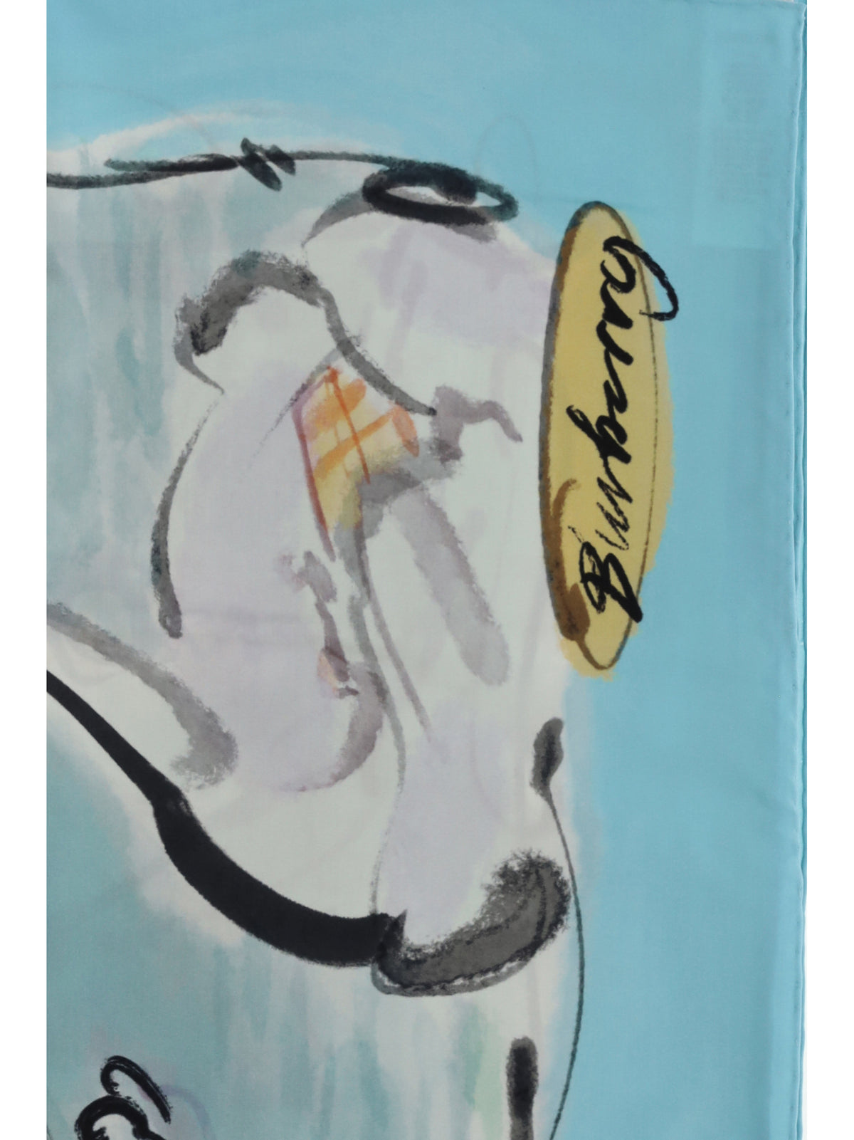 Burberry Women Swan Lake Silk Scarf BURBERRY