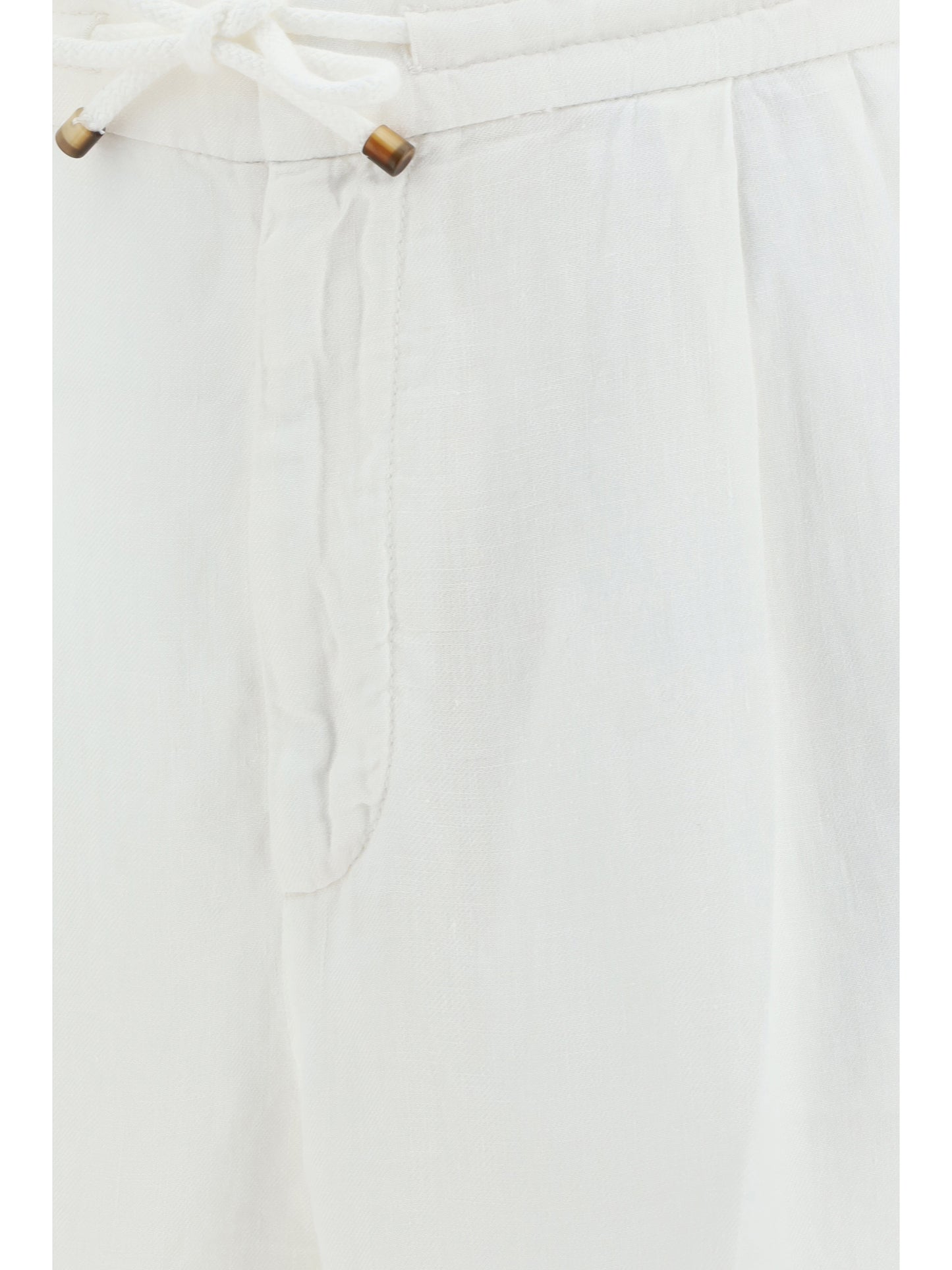 Brunello Cucinelli Men Linen Pants BRUNELLO CUCINELLI
