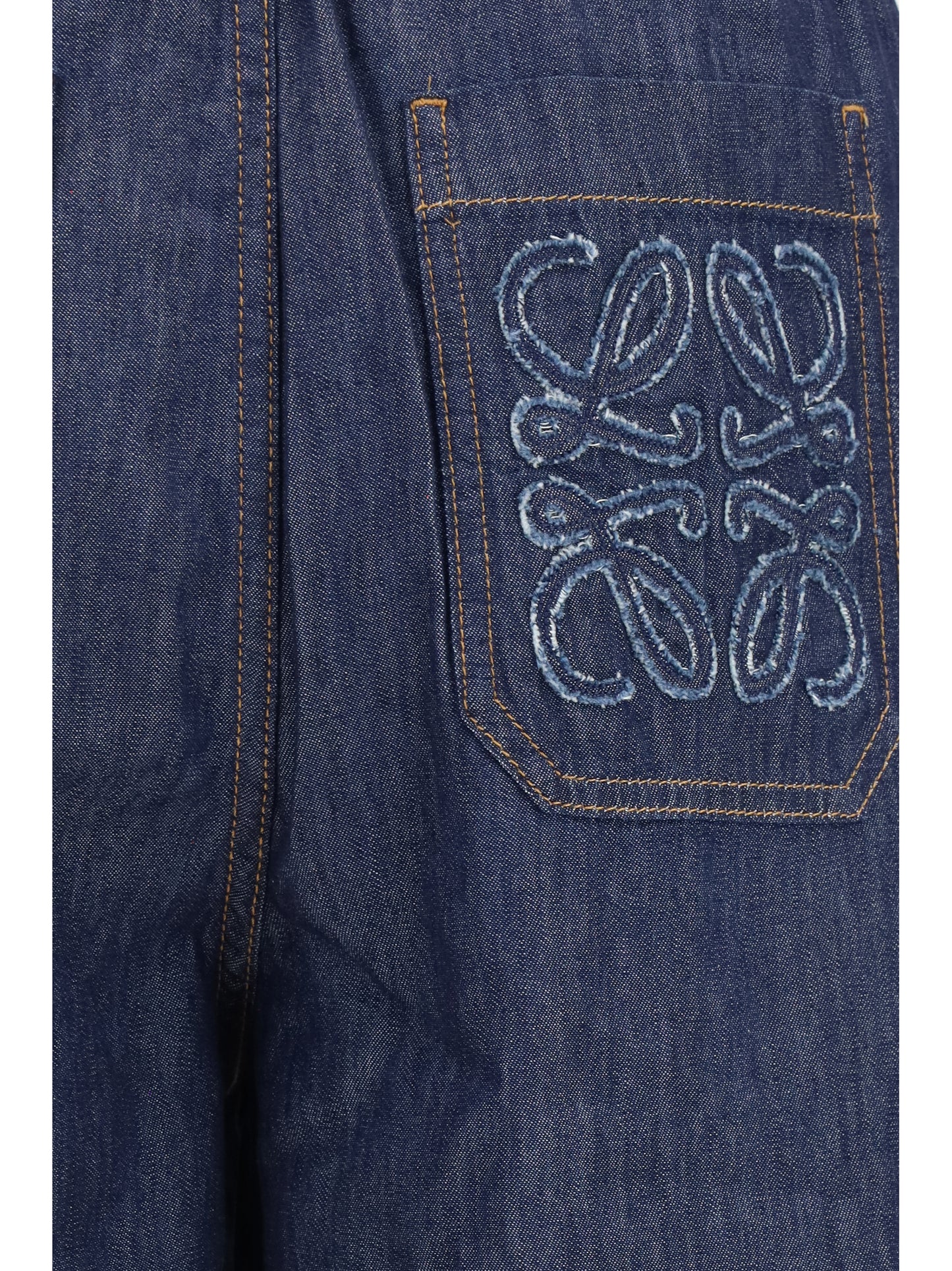 Loewe Men Cotton Drawstring Pants LOEWE