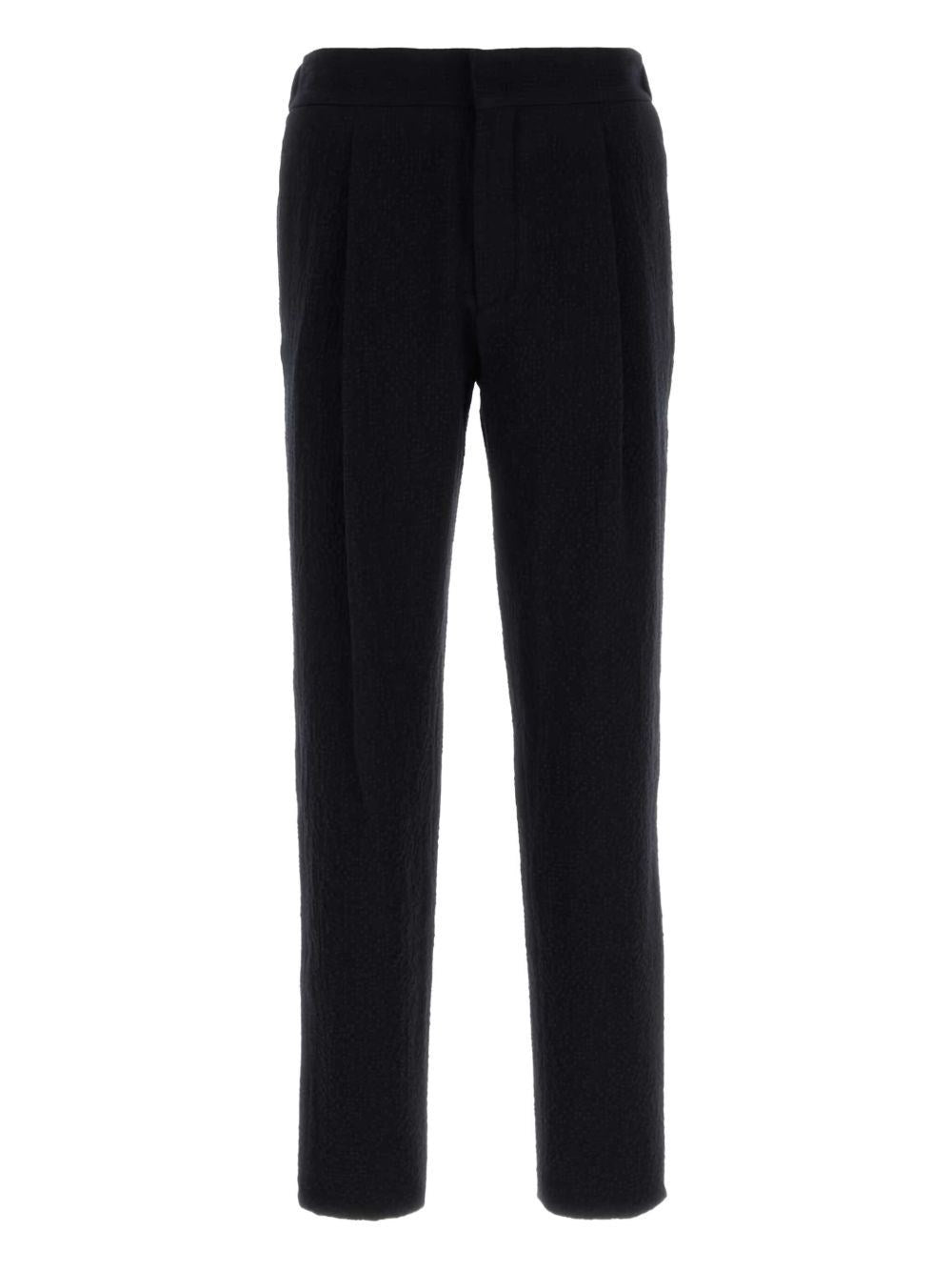 Giorgio Armani Men Stretch Wool Single Pleat Trousers GIORGIO ARMANI