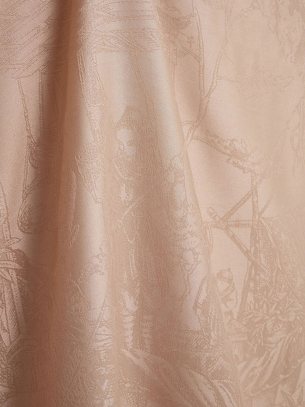Ferragamo Women Sl Pergamen Silk Jacquard Shawl FERRAGAMO