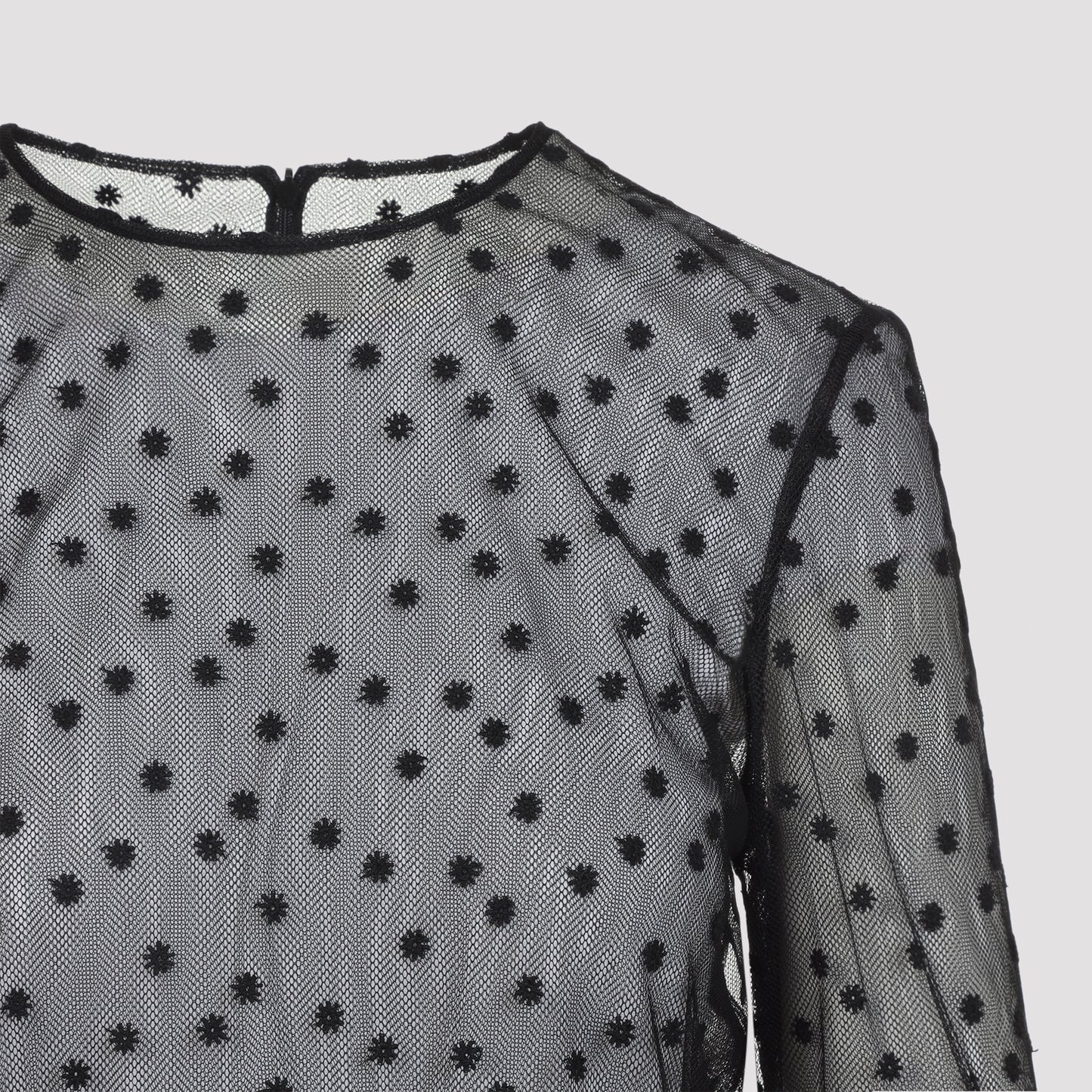 Alberta Ferretti L/S Pois Tulle Top Women ALBERTA FERRETTI