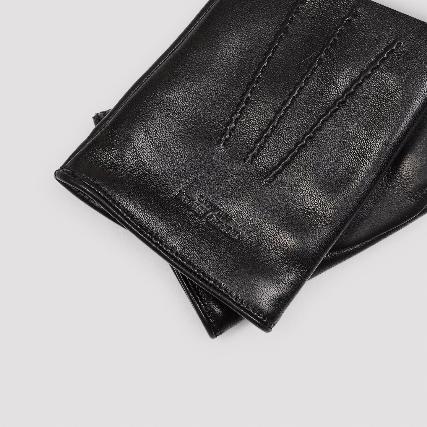 Giorgio Armani Leather Gloves Men GIORGIO ARMANI