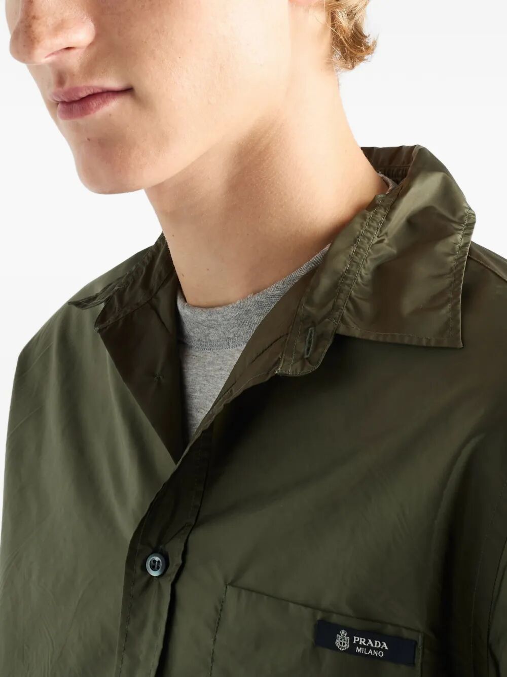 Prada Men Re-Nylon Classic Fit Shirt PRADA