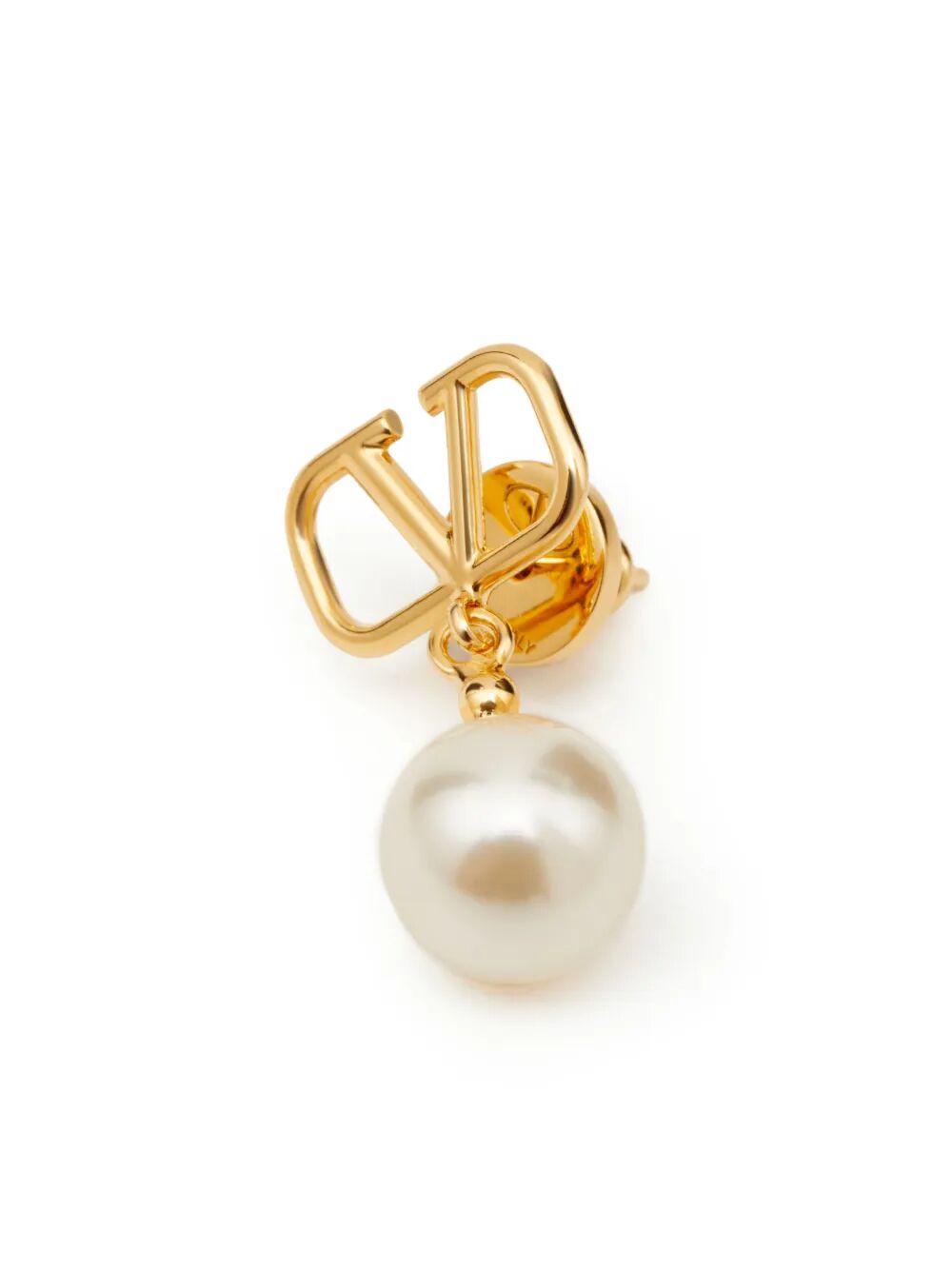 Valentino Garavani Women Vlogo Signature Earrings With Swarovski® Pearls VALENTINO GARAVANI