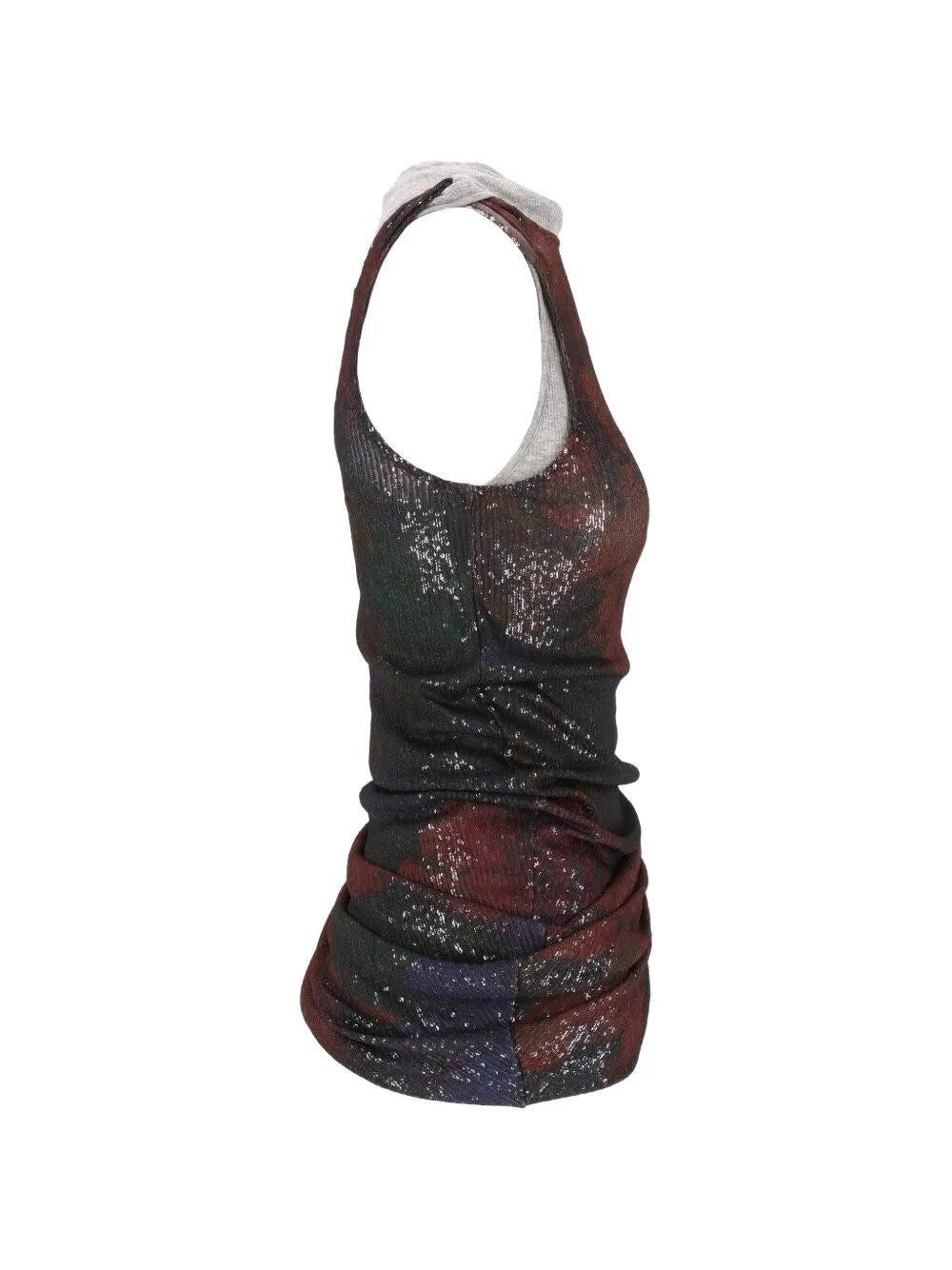 Maison Margiela Women Printed Draped Top MAISON MARGIELA