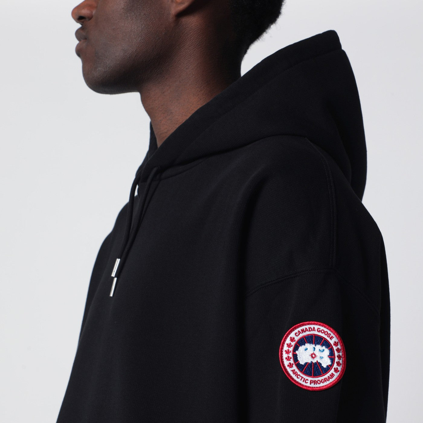 Canada Goose Black Hooded Sweatshirt Men CANADA GOOSE