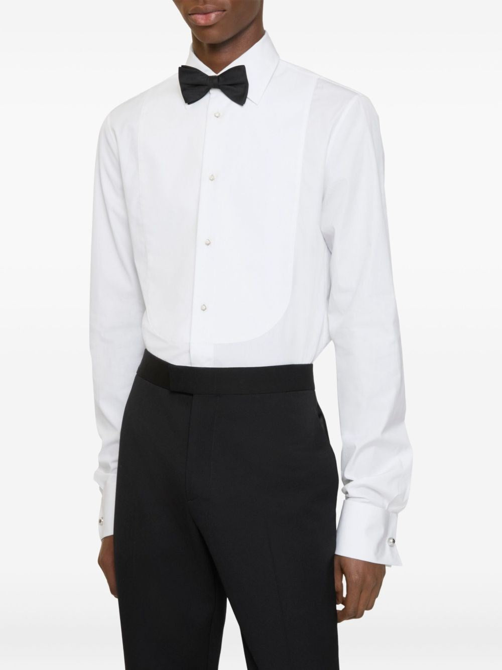 Burberry Men Slim-Fit Cotton Tuxedo Shirt BURBERRY