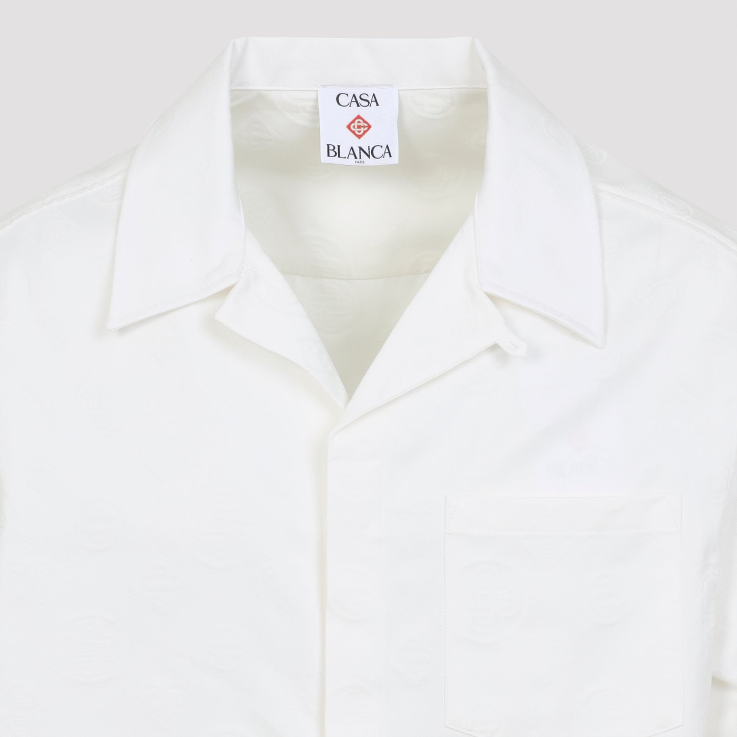 Casablanca Monogram Short Sleeves Shirt Men CASABLANCA