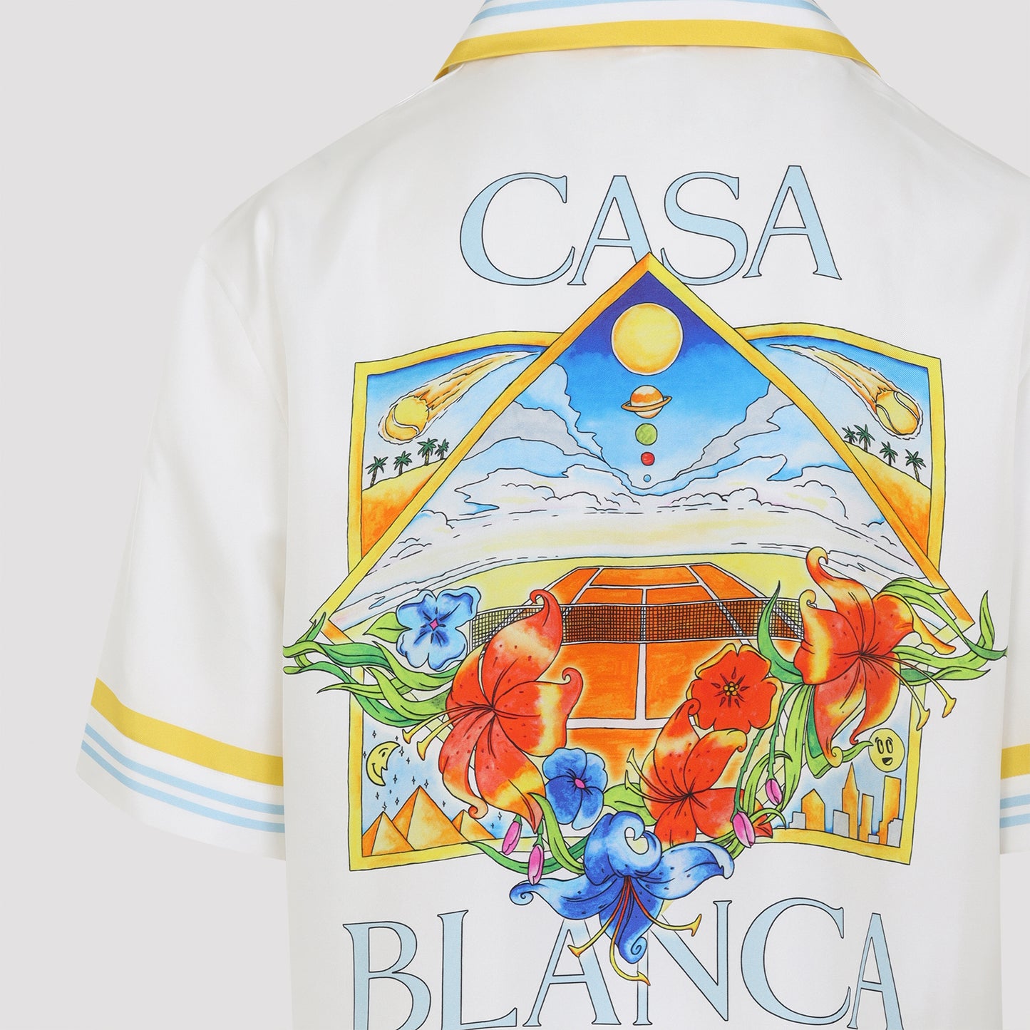Casablanca Flower Court Icon Shirt Men CASABLANCA