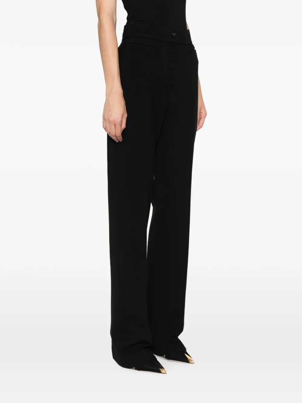 Valentino Garavani Women Straight-Leg Wool Trousers VALENTINO GARAVANI