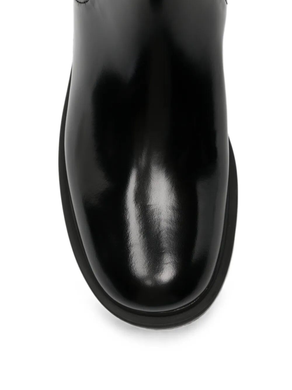 Prada Women Brushed Leather Booties PRADA