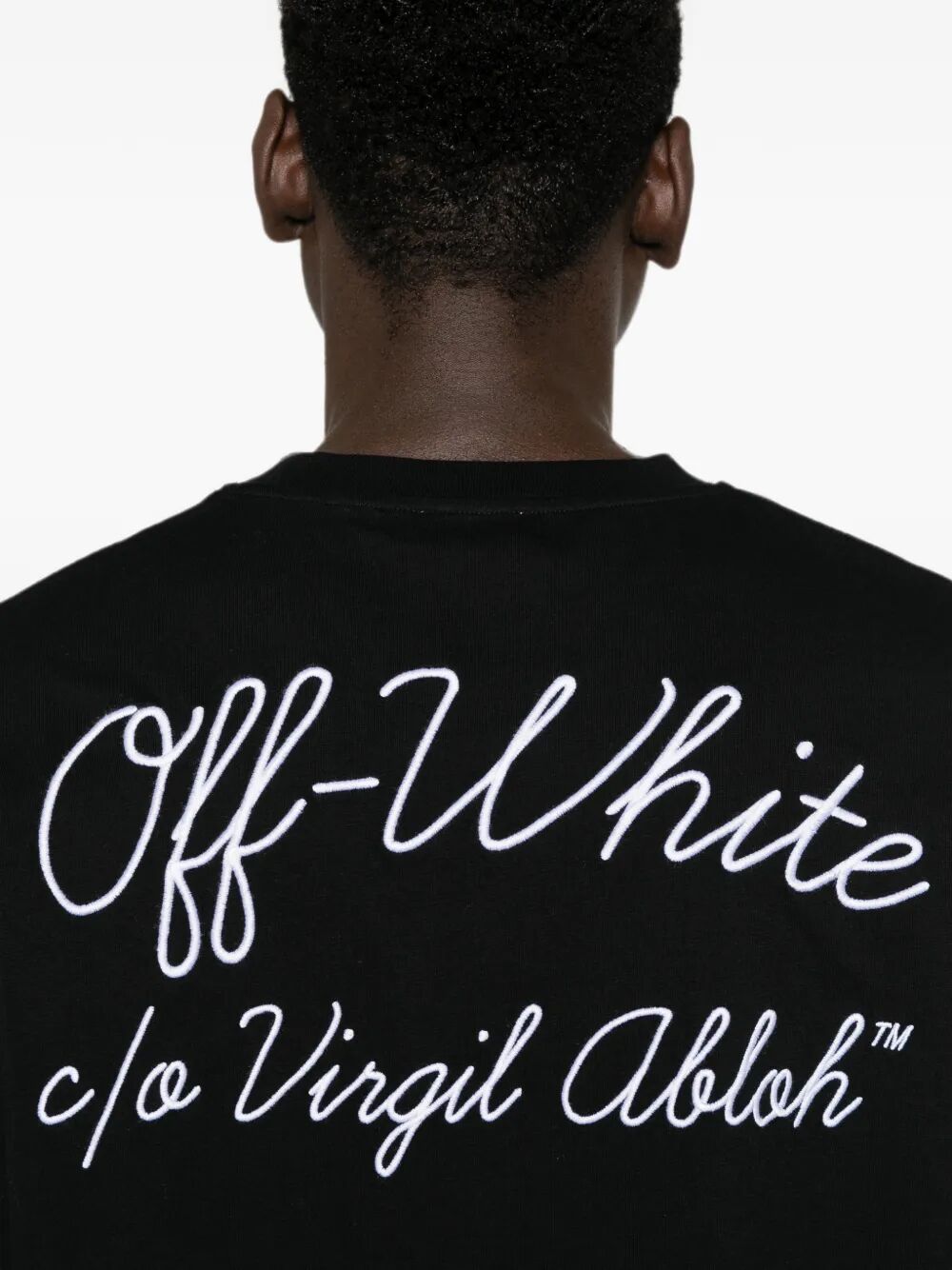 Off-White Men Script Logo Skate T-Shirt OFF-WHITE