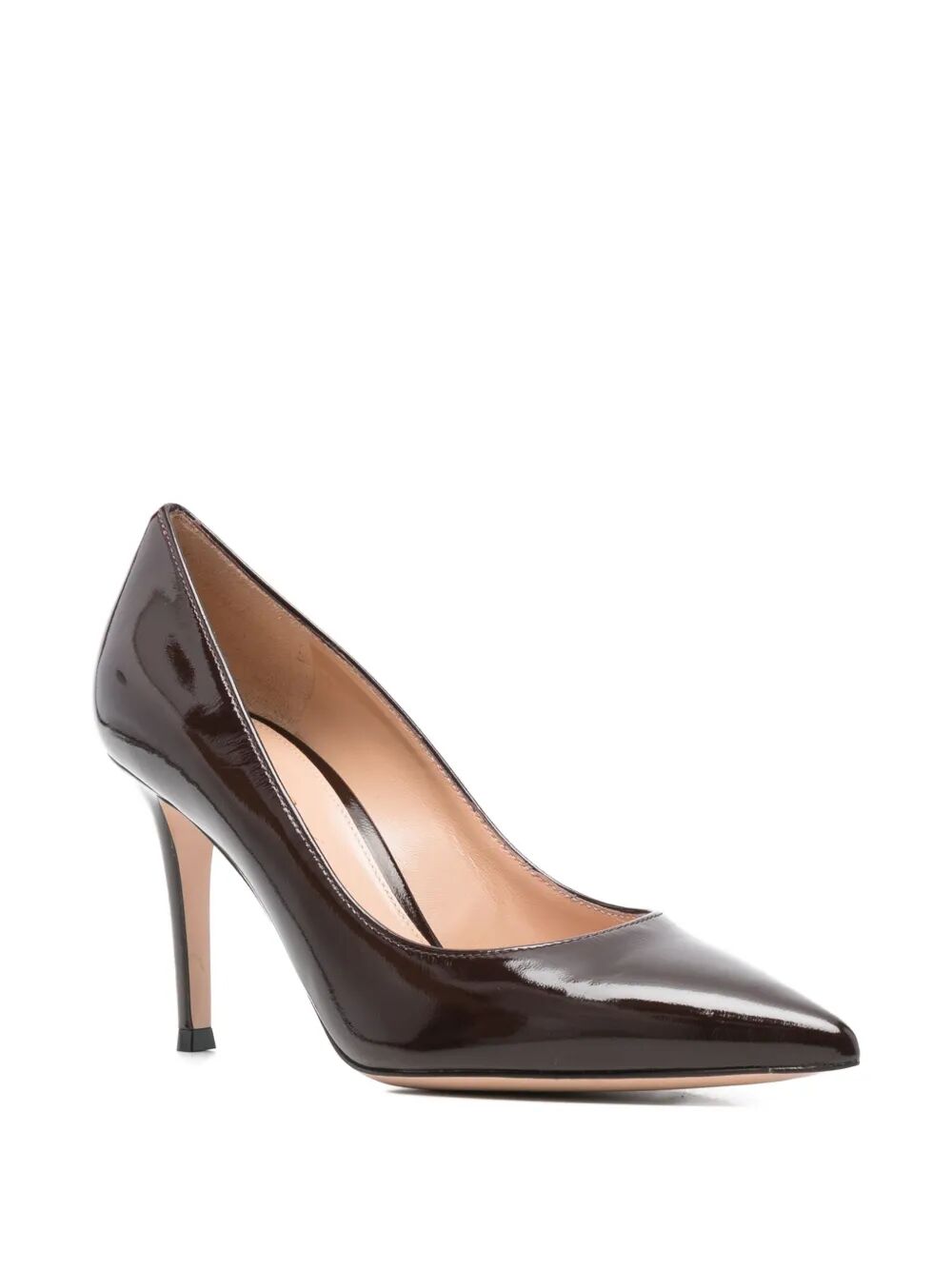 Gianvito Rossi Women Gianvito 85 Glossy Nappa Leather Pumps