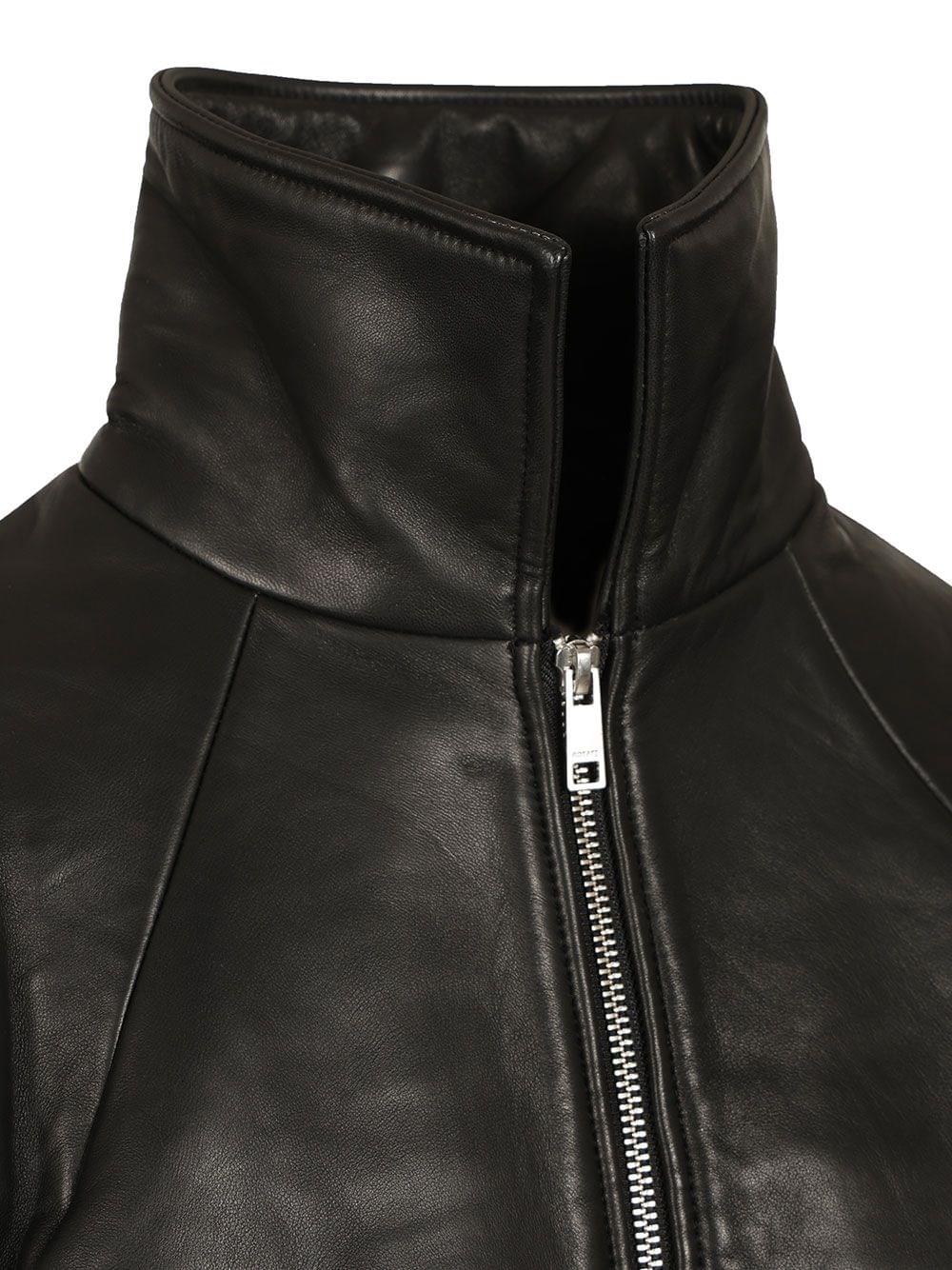 Rotate Women Boxy Leather Jacket ROTATE