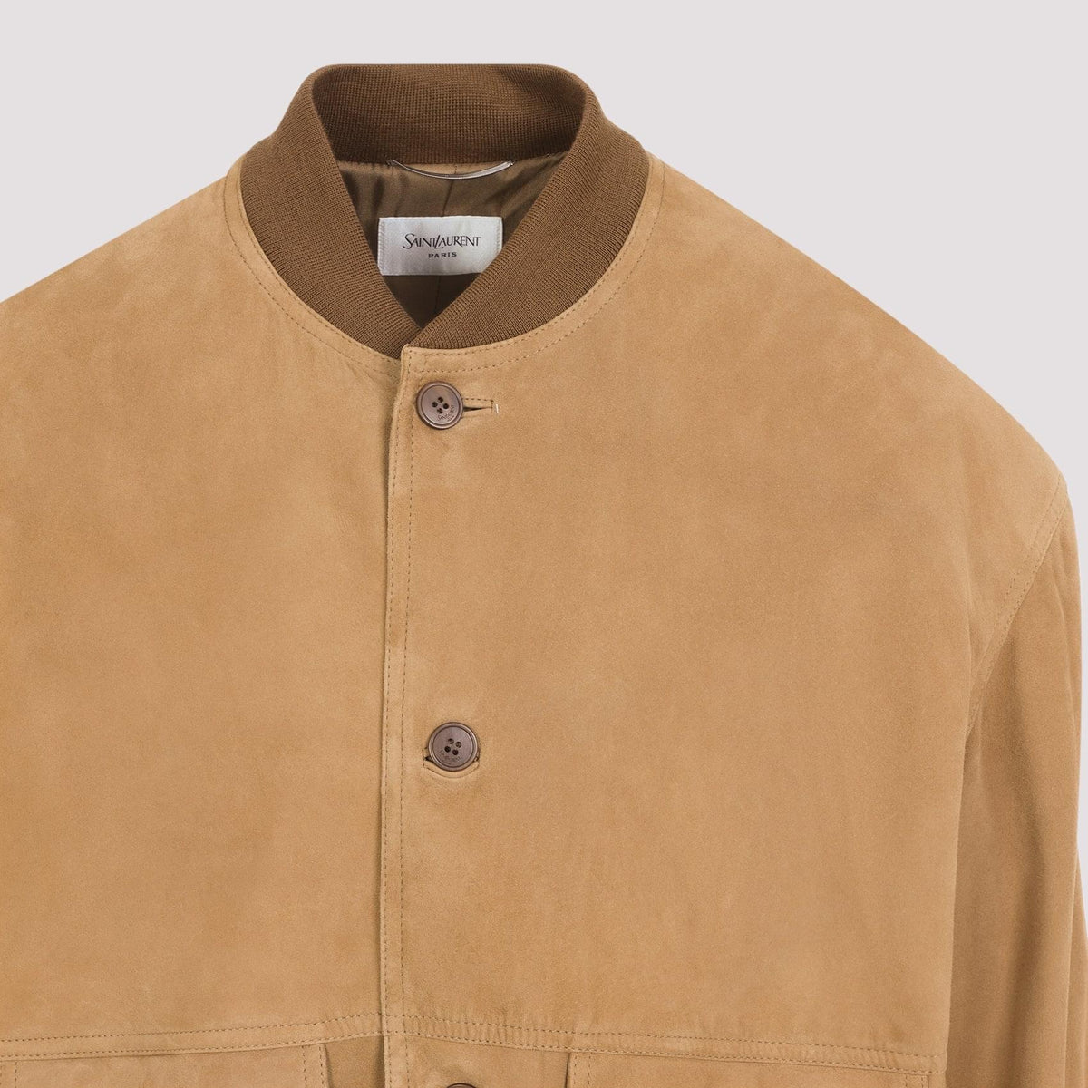 Saint Laurent Suede Jacket Men SAINT LAURENT