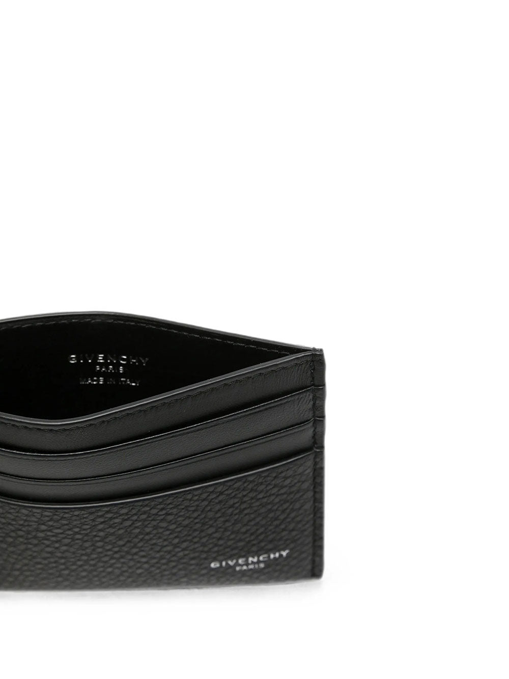 Givenchy Men Logo-Print Grained Leather Card Holder GIVENCHY