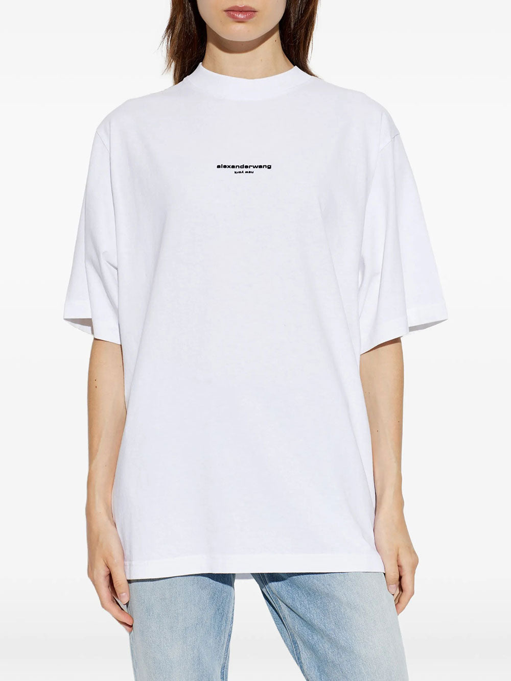 Alexander Wang Women Logo Print T-Shirt ALEXANDER WANG