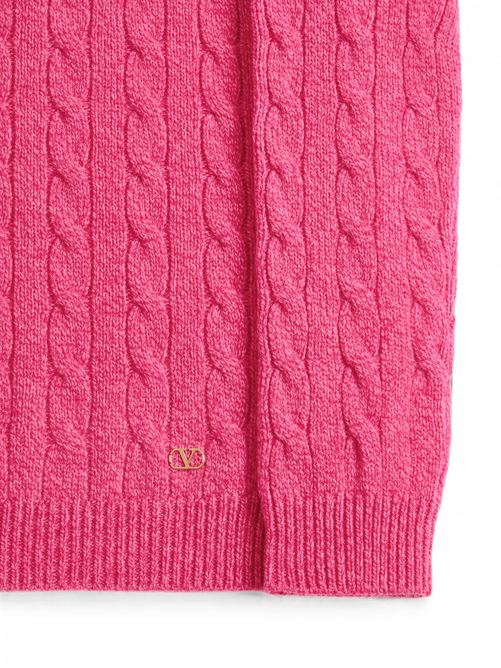 Valentino Garavani Women Wool Mouliné Cable-Knit Sweater VALENTINO GARAVANI