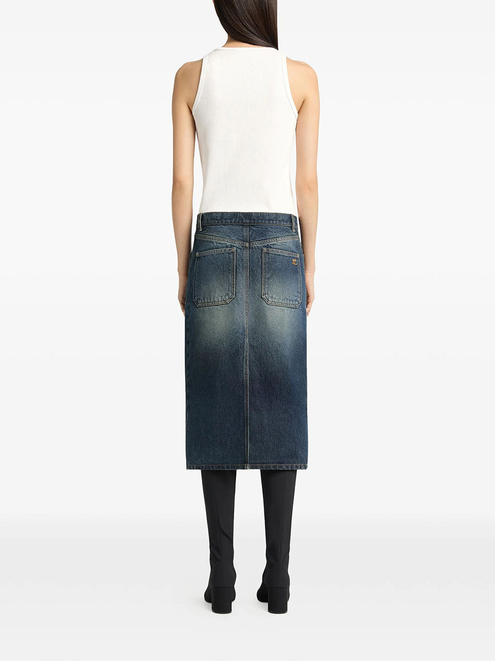 Courreges Women 90`S Rib Tank Top COURREGES