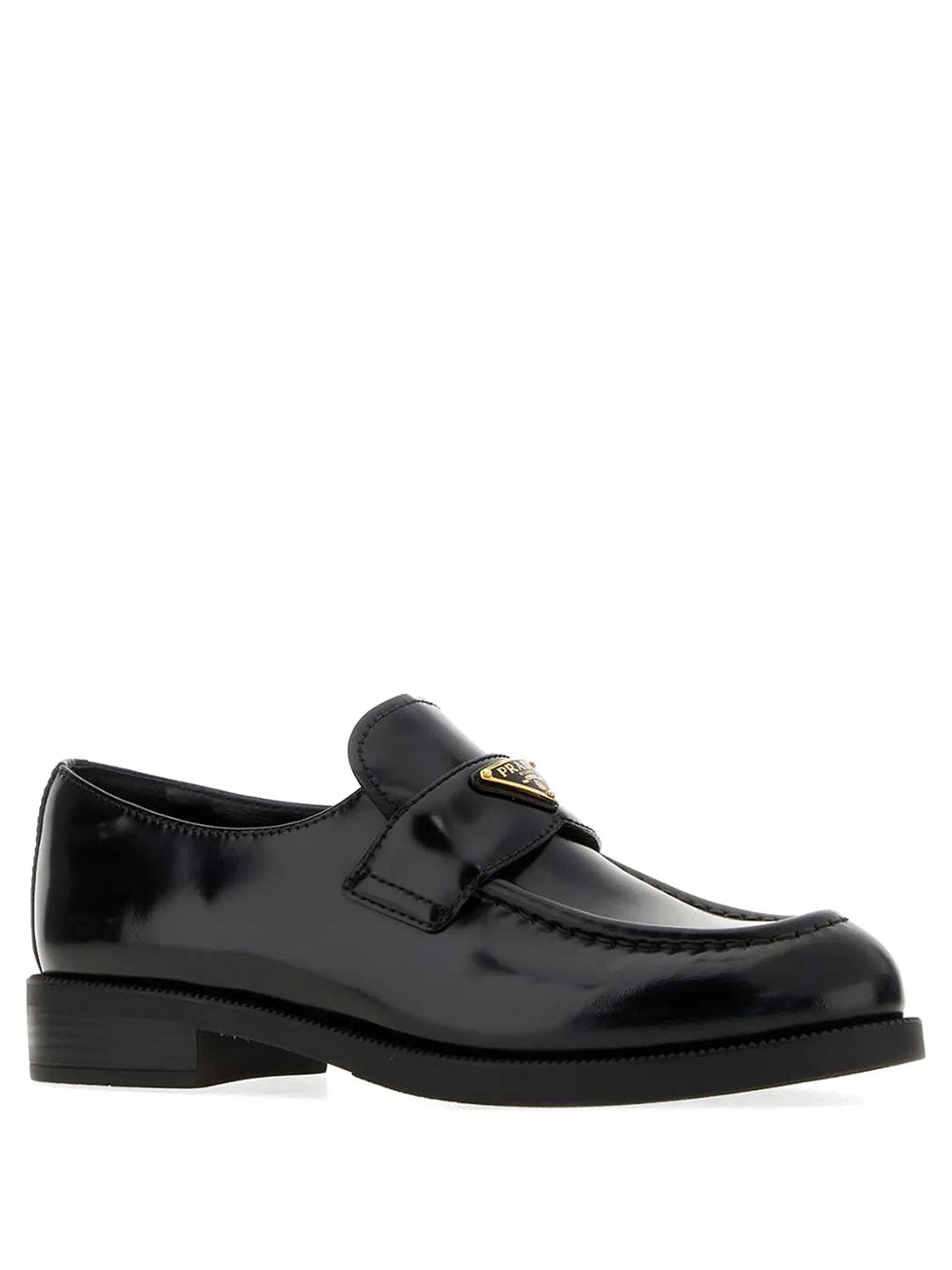 Prada Women Brushed Leather Loafers PRADA