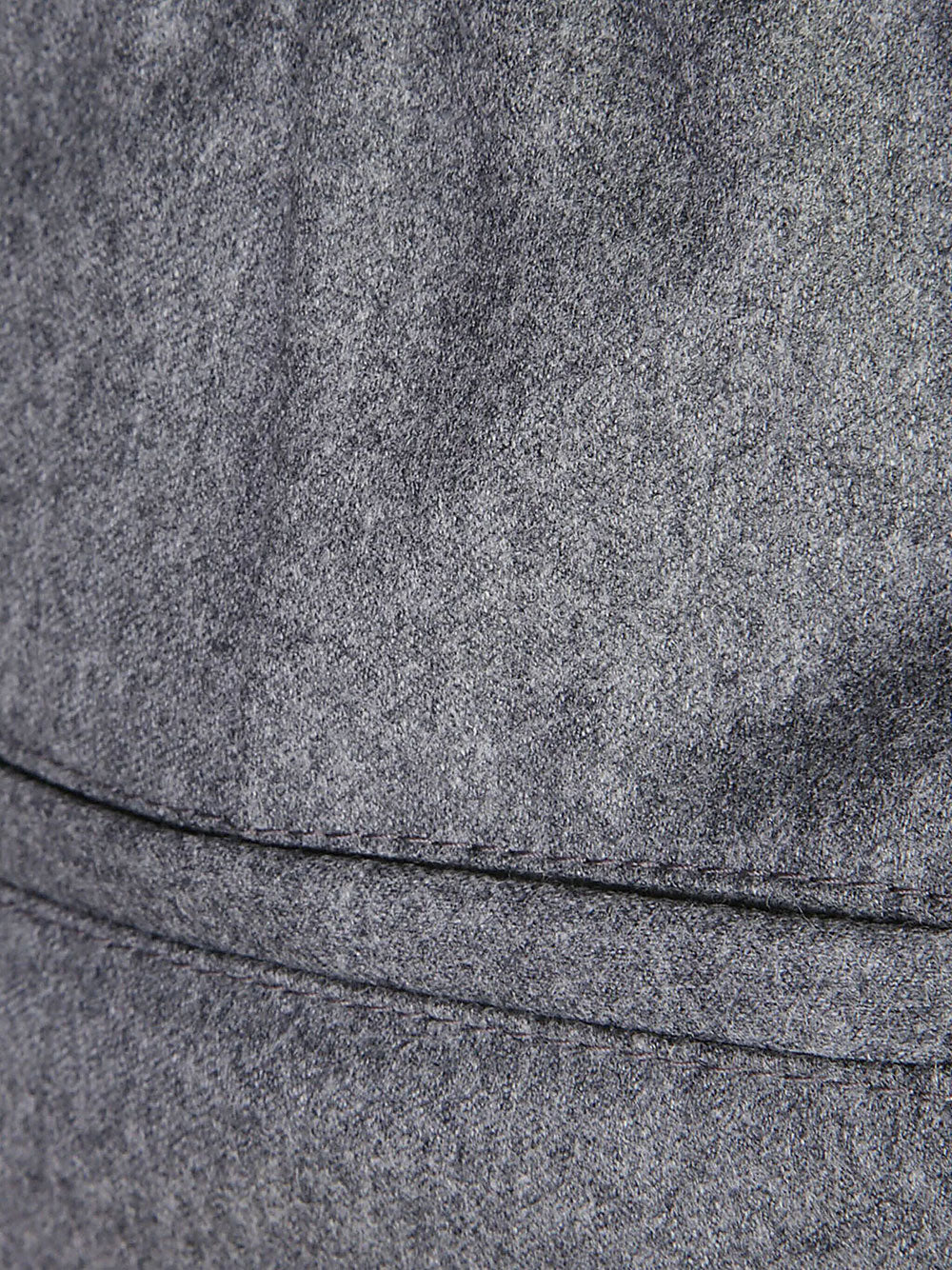 Brunello Cucinelli Men Wool Flannel Leisure Fit Trousers With Drawstring And Double Pleats