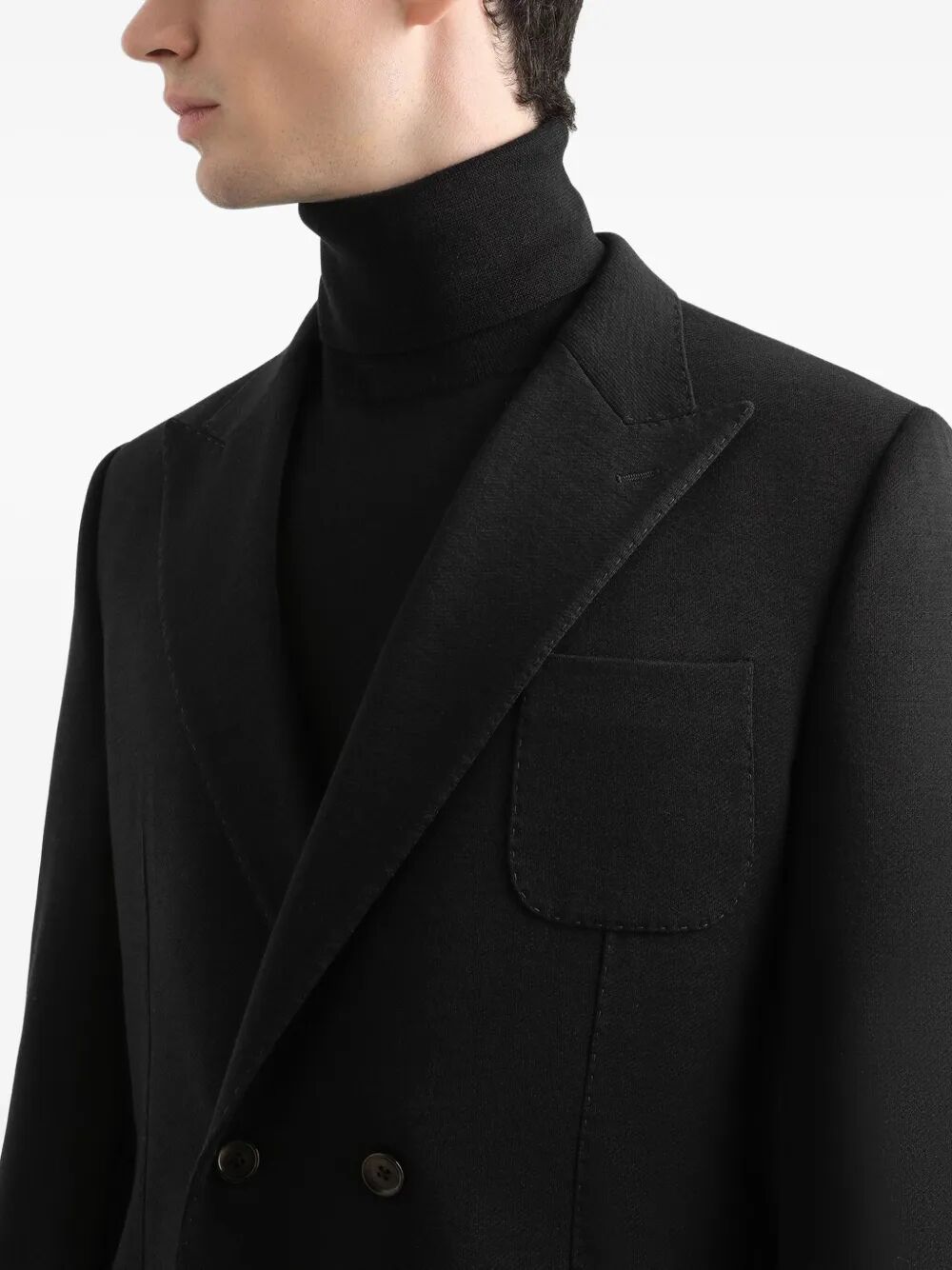 Dolce & Gabbana Men Double-Breasted Wool Blazer DOLCE & GABBANA