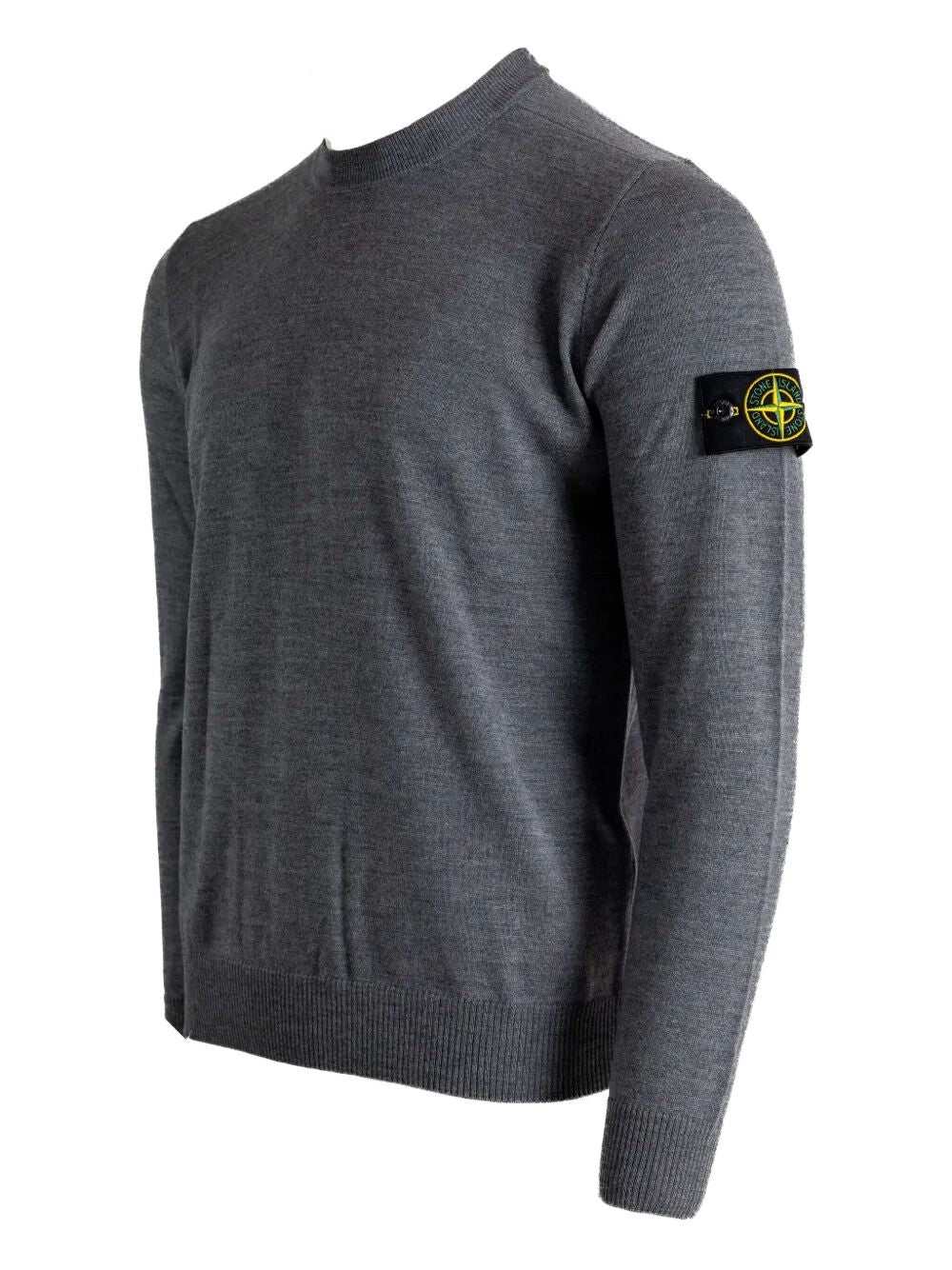 Stone Island Men Lightweight Wool Crew Neck Pullover STONE ISLAND