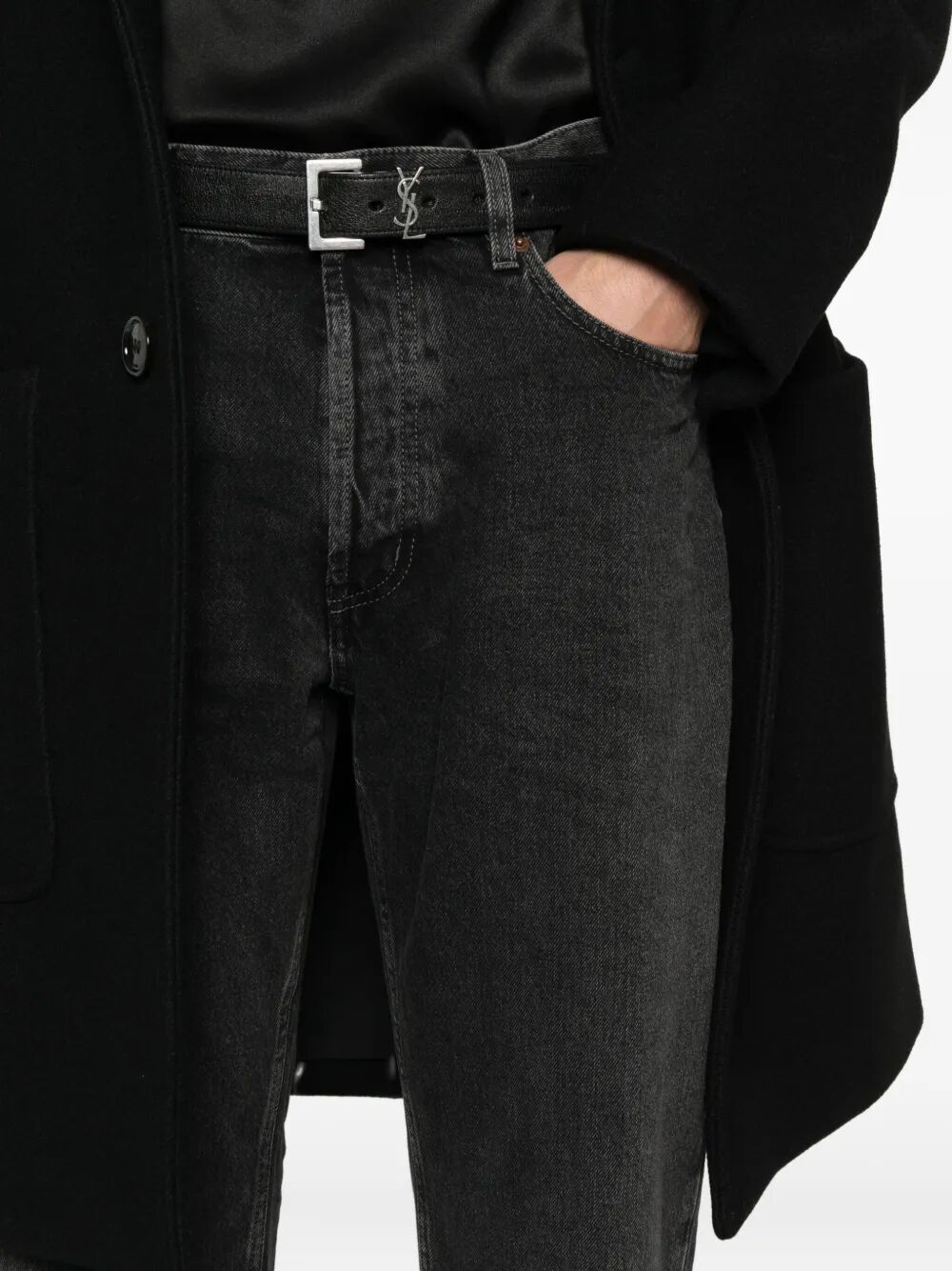 Saint Laurent Men Mick Long Jeans In Westwood Denim SAINT LAURENT
