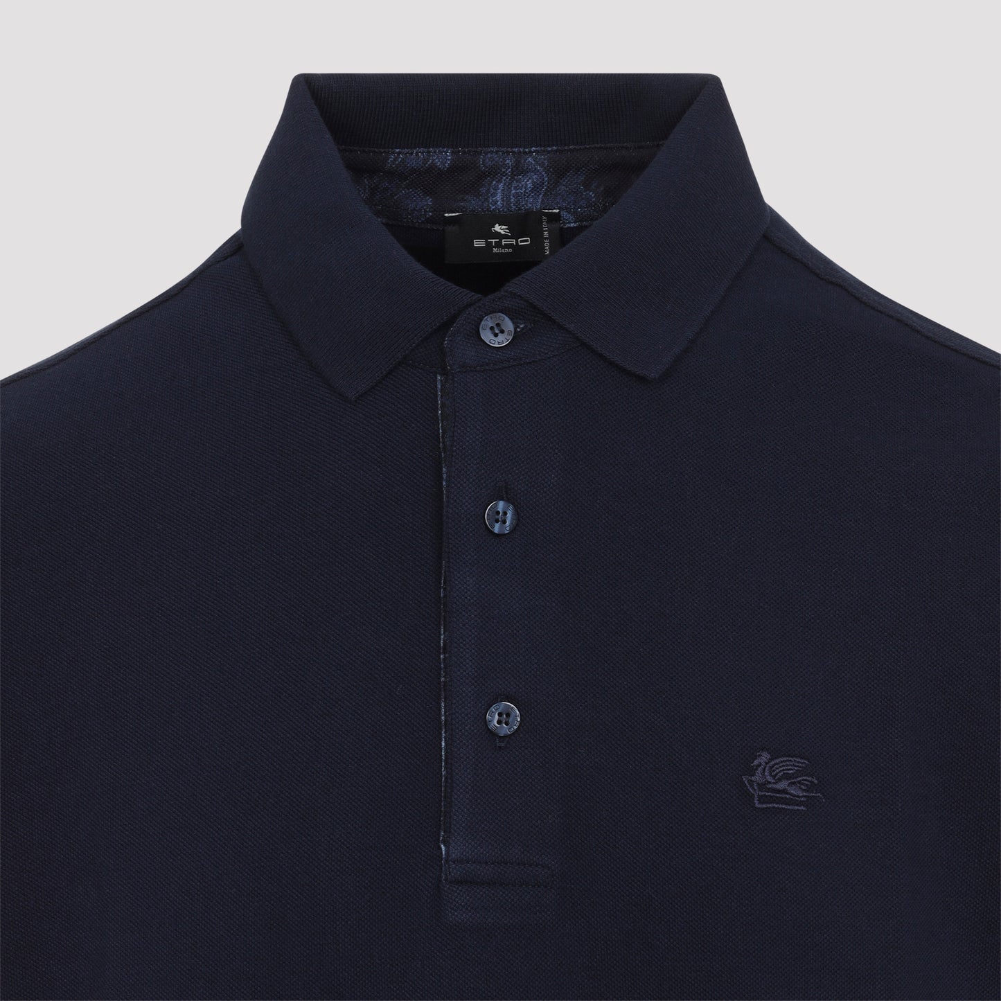 Roma Printed Detail Polo Men ETRO