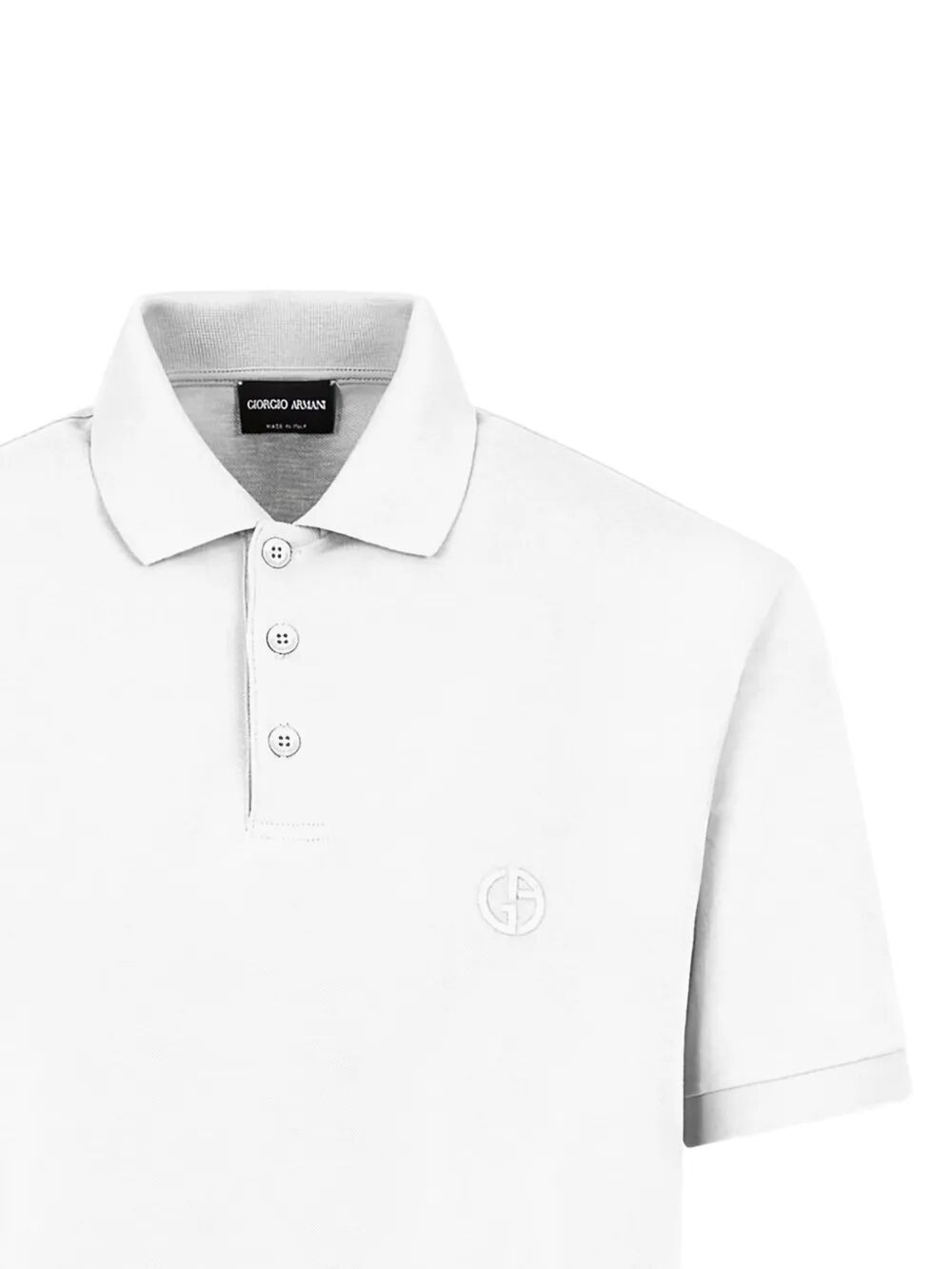 Giorgio Armani Men Stretch Cotton Piqué Polo Shirt GIORGIO ARMANI