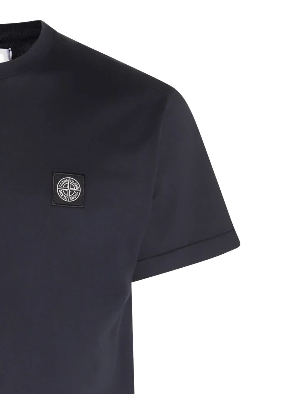 Stone Island Men Slim Fit Cotton Jersey T-Shirt With Compass Patch STONE ISLAND