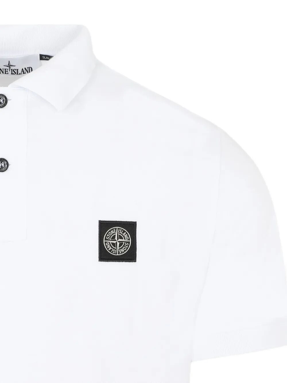 Stone Island Men Slim Fit Cotton Piqué Polo Shirt STONE ISLAND
