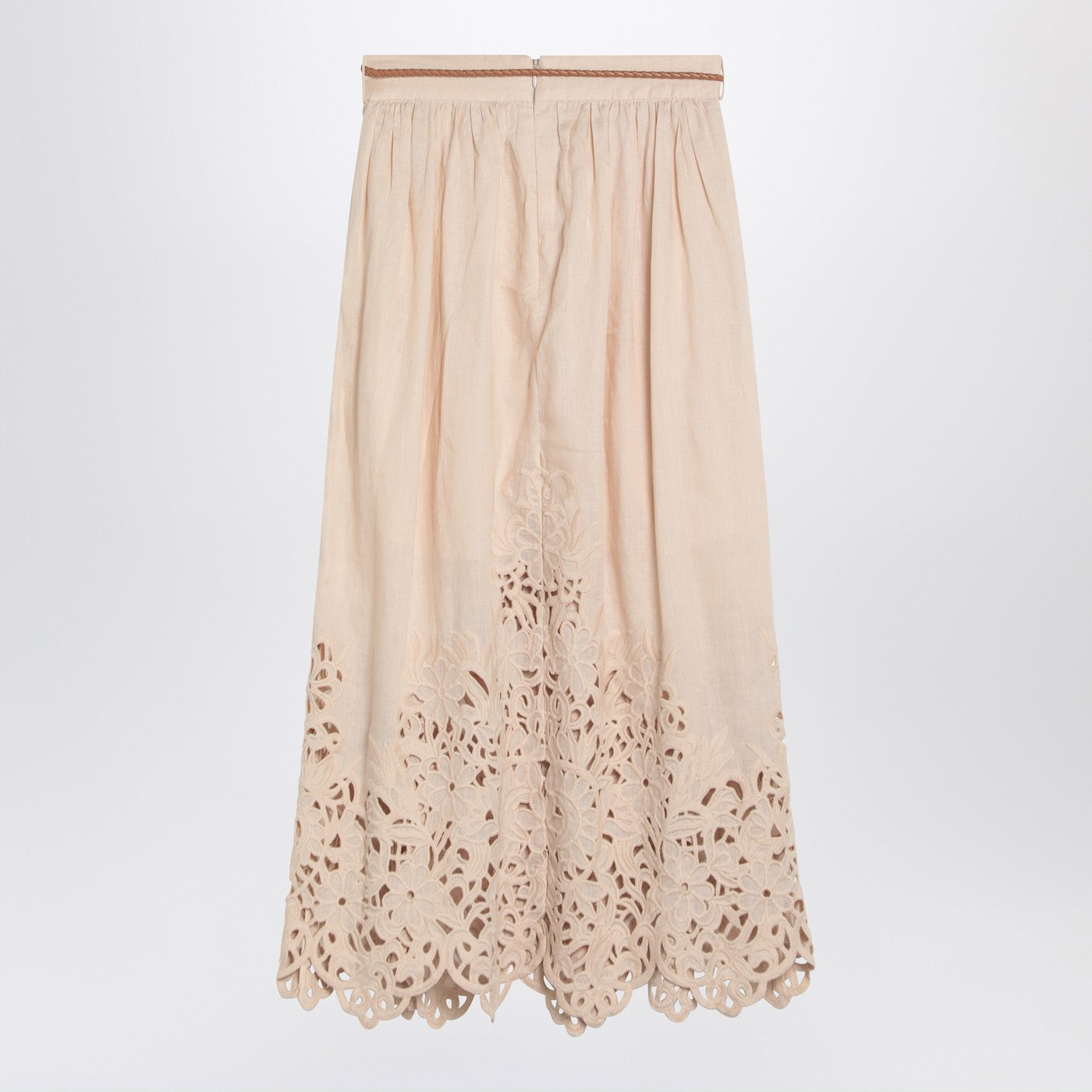 Zimmermann Wylie Cream Colored Midi Skirt Women ZIMMERMANN