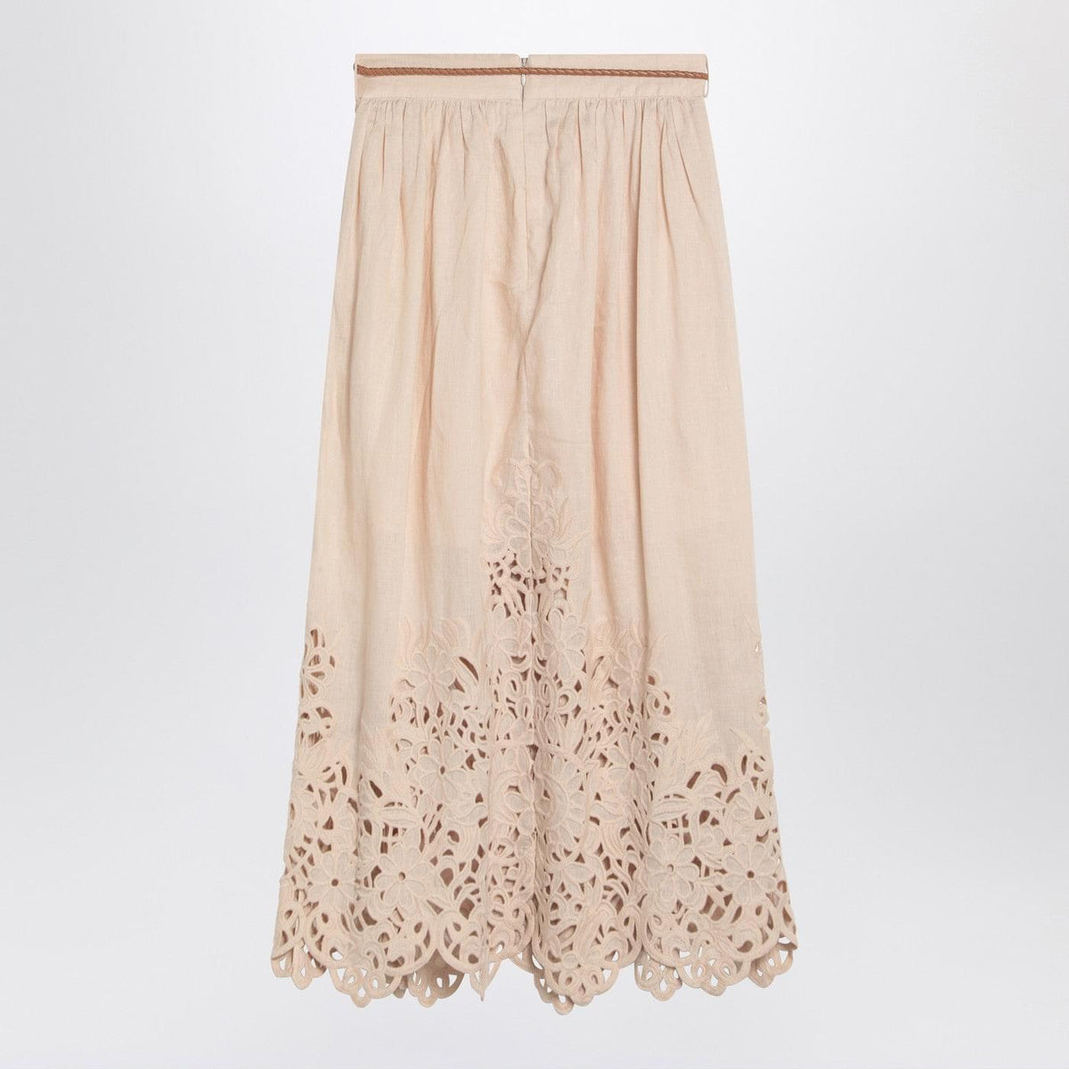Zimmermann Wylie Cream Colored Midi Skirt Women ZIMMERMANN